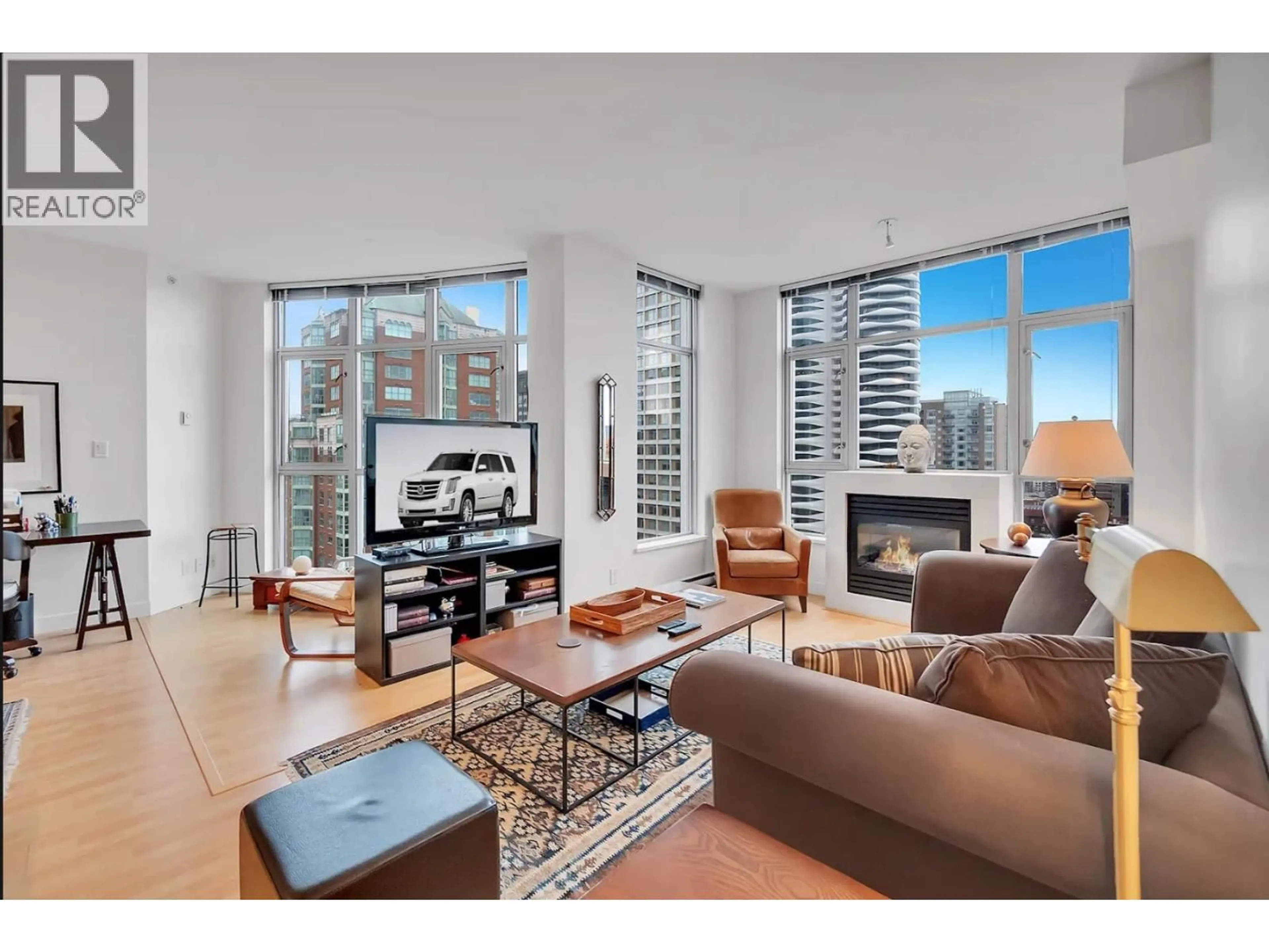 Living room with furniture, unknown for 1907 - 1050 SMITHE STREET, Vancouver British Columbia V6E4T4