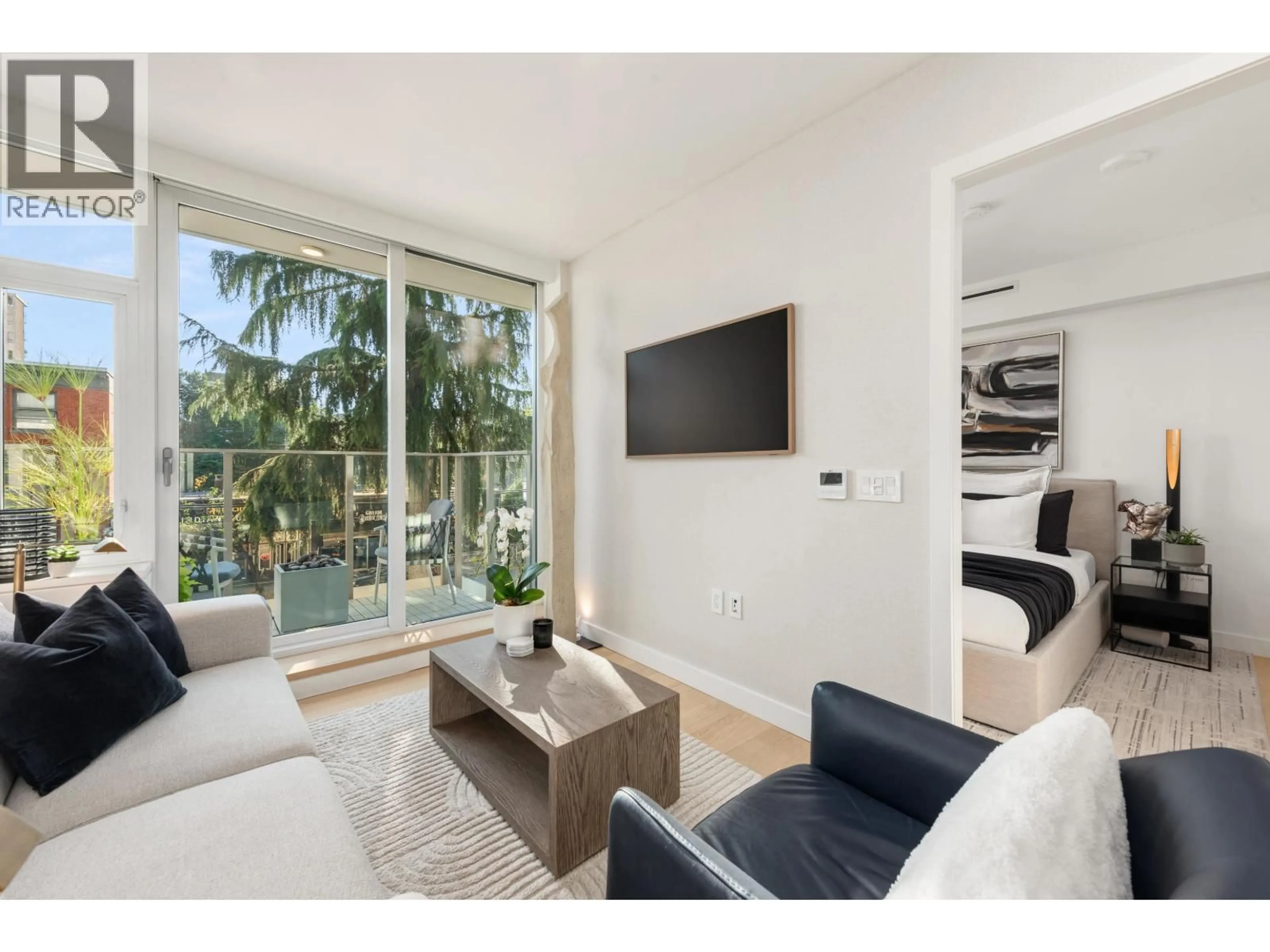 Living room with furniture, unknown for 403 - 1365 DAVIE STREET, Vancouver British Columbia V6E1N5