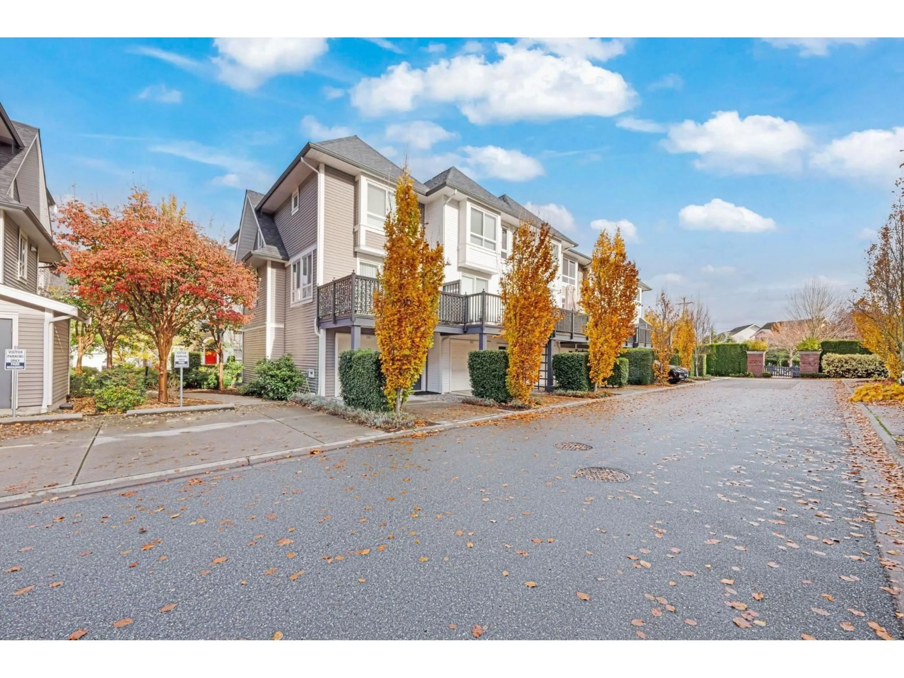 A pic from outside/outdoor area/front of a property/back of a property/a pic from drone, street for 79 - 8438 207A STREET, Langley British Columbia V2Y0N8