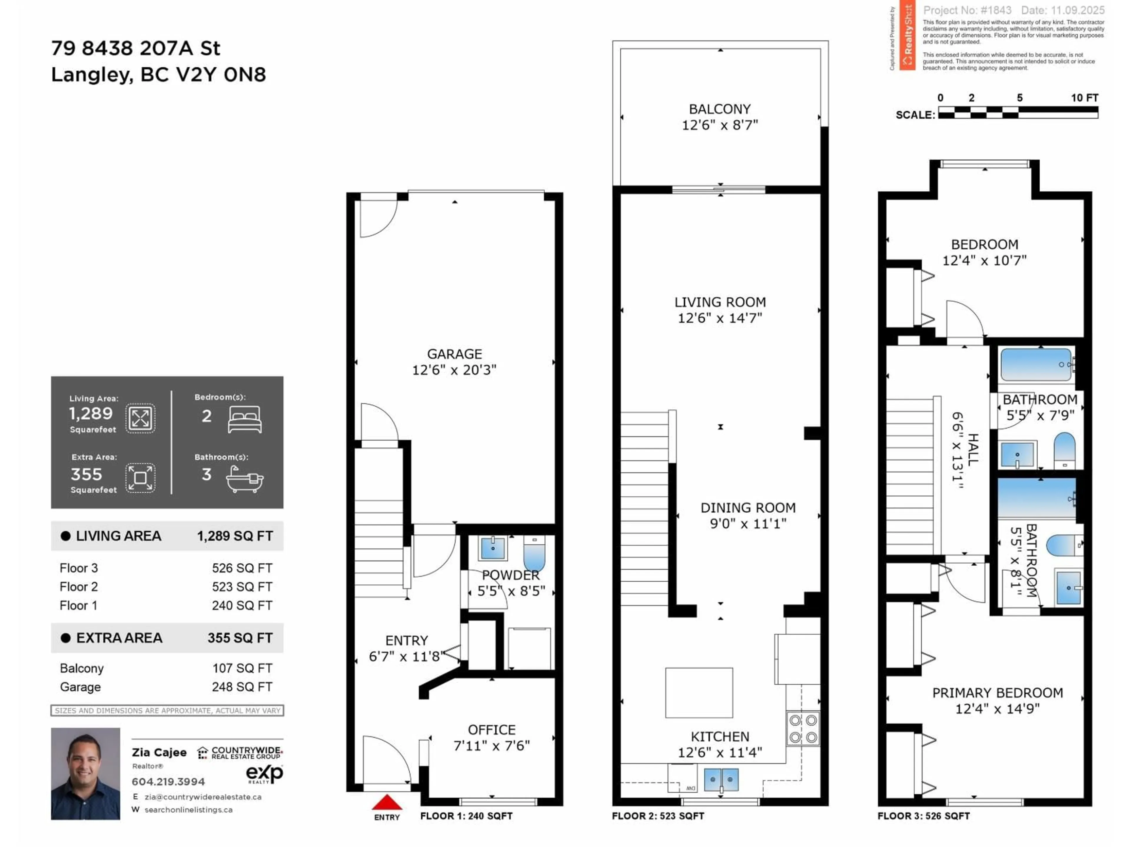 Floor plan for 79 - 8438 207A STREET, Langley British Columbia V2Y0N8