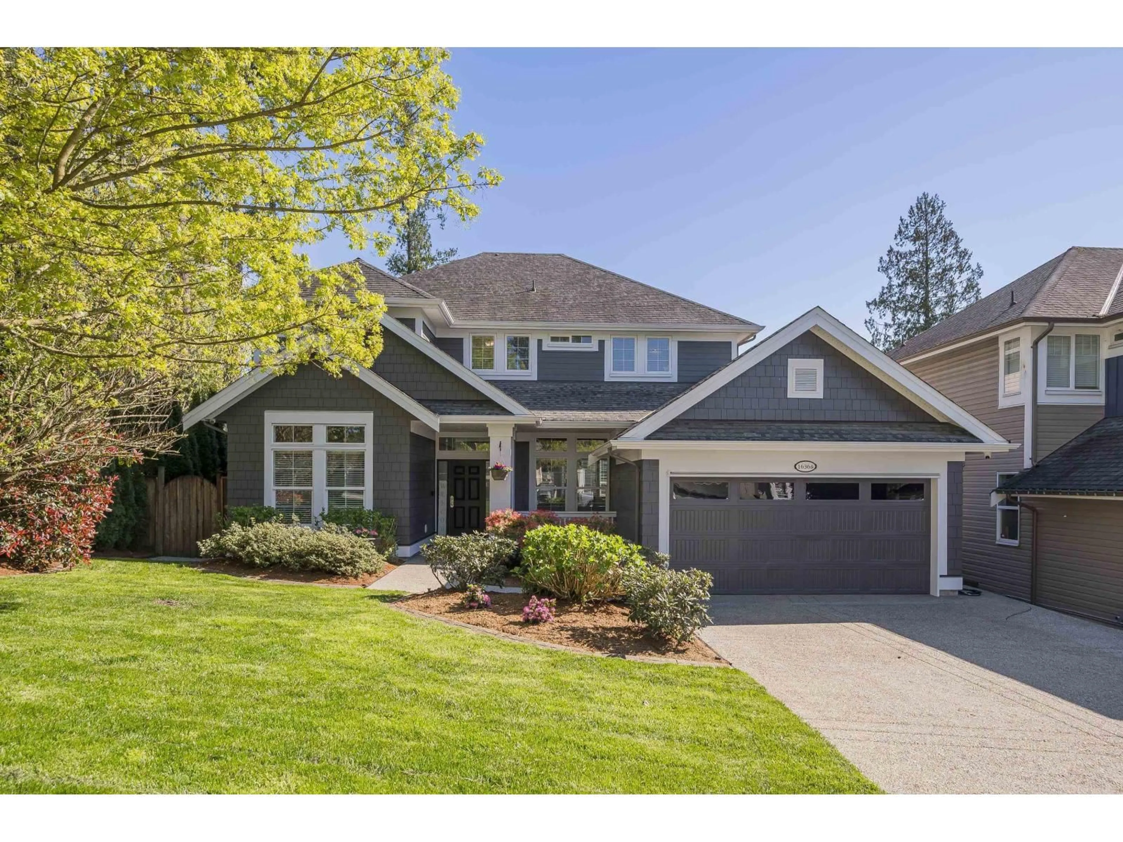 Home with vinyl exterior material, street for 16364 60A, Surrey British Columbia V3S2H7