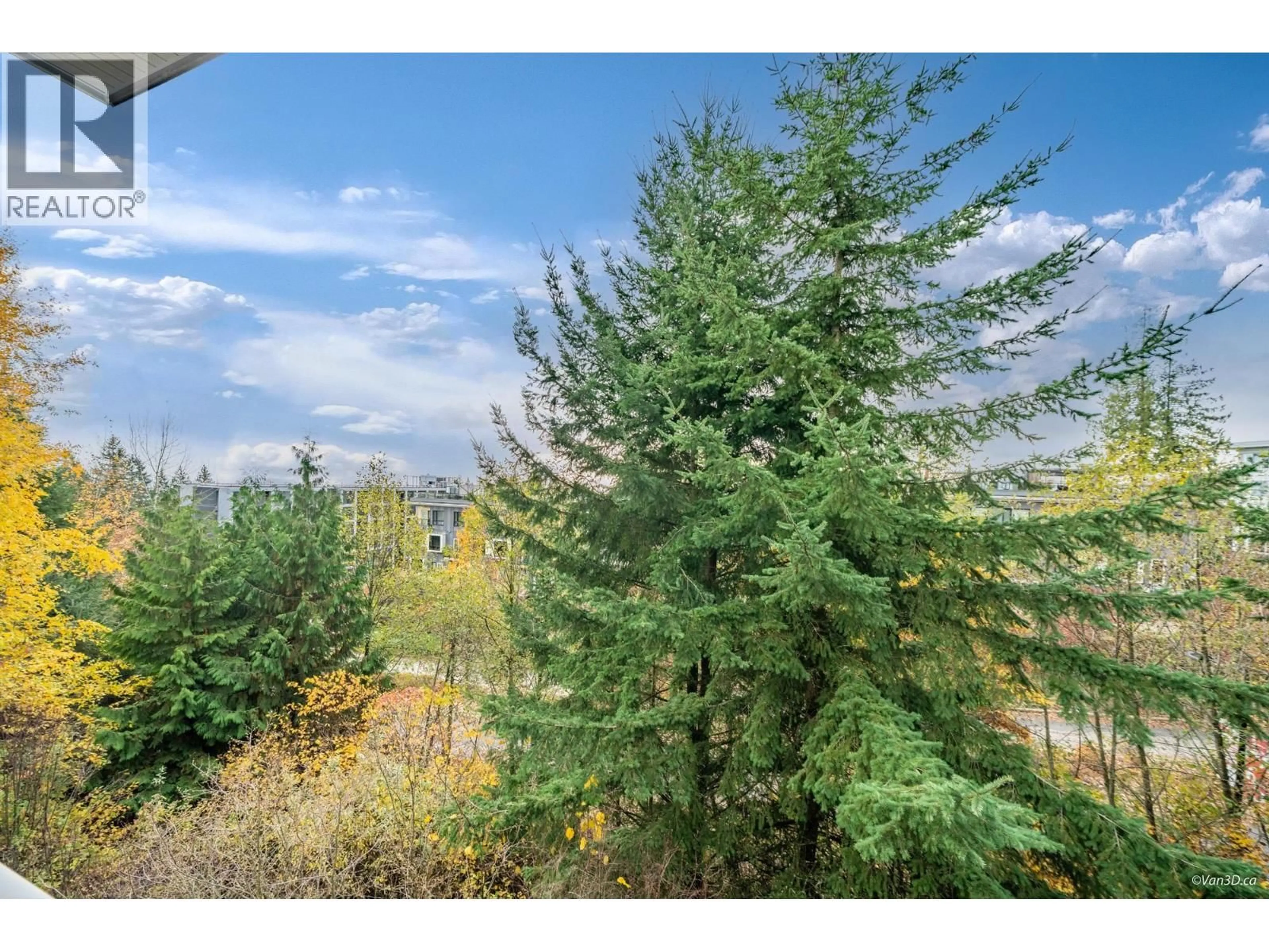 A pic from outside/outdoor area/front of a property/back of a property/a pic from drone, forest/trees view for 505 - 9339 UNIVERSITY CRESCENT, Burnaby British Columbia V5A4Y1