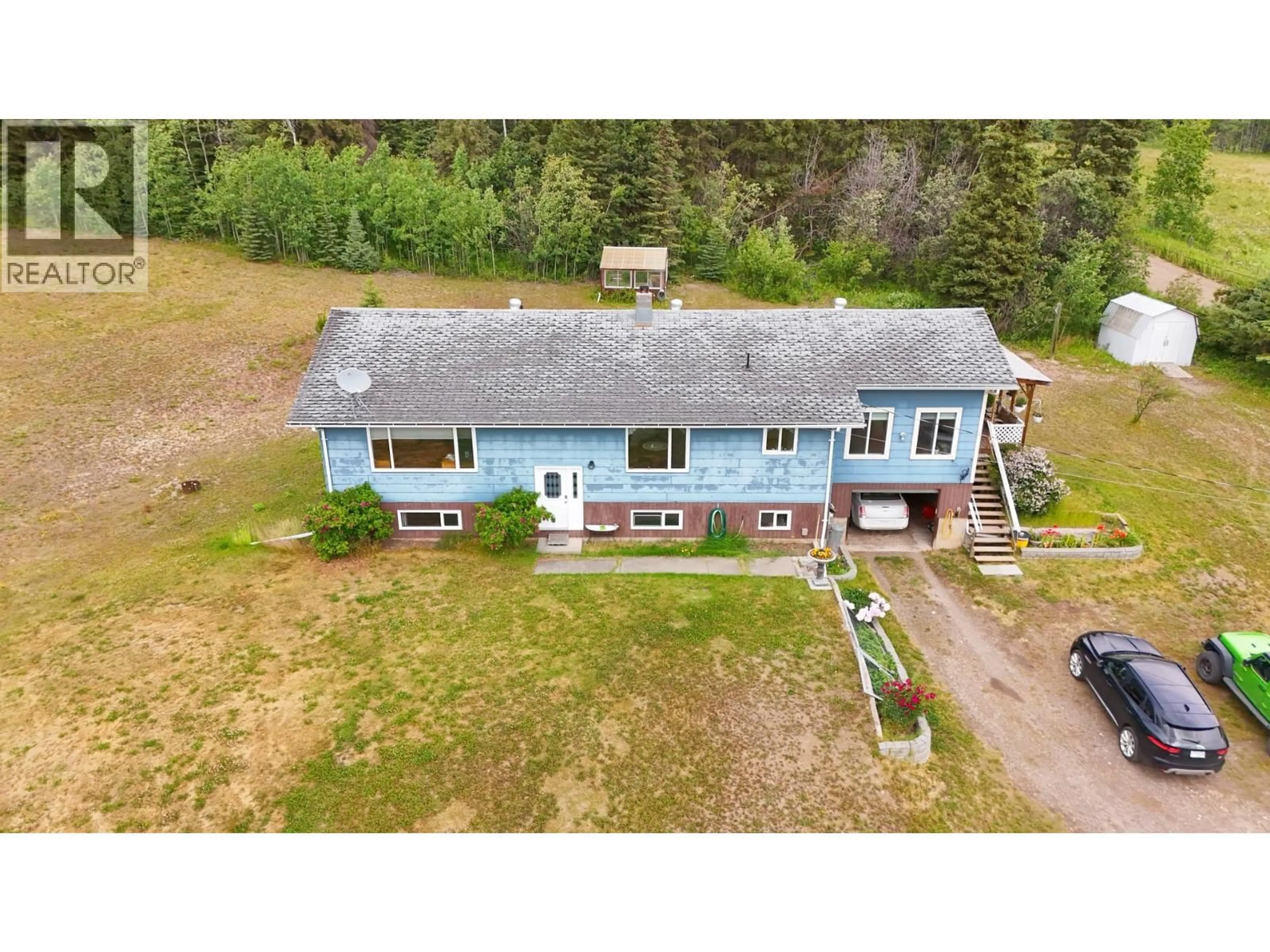 A pic from outside/outdoor area/front of a property/back of a property/a pic from drone, building for 21367 SHORT ROAD, Burns Lake British Columbia V0J1E2