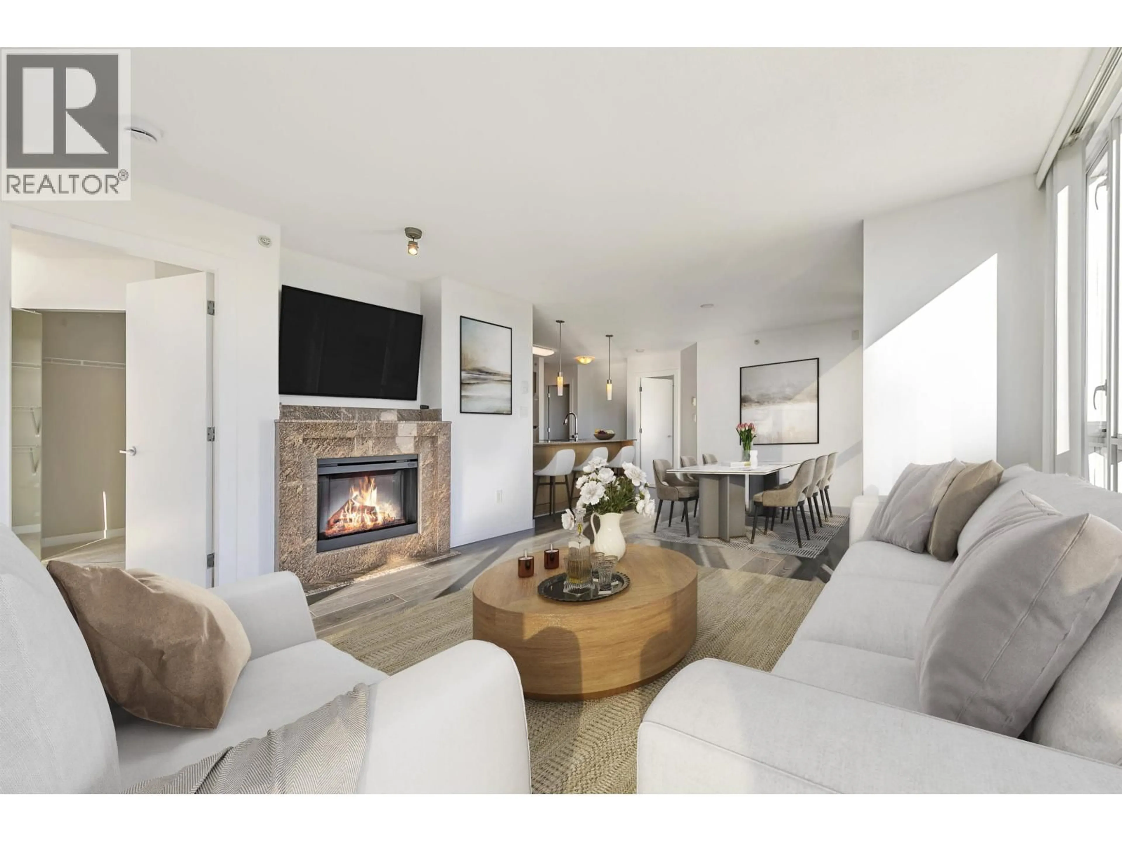 Living room with furniture, unknown for 907 - 4888 BRENTWOOD DRIVE, Burnaby British Columbia V5C0C6