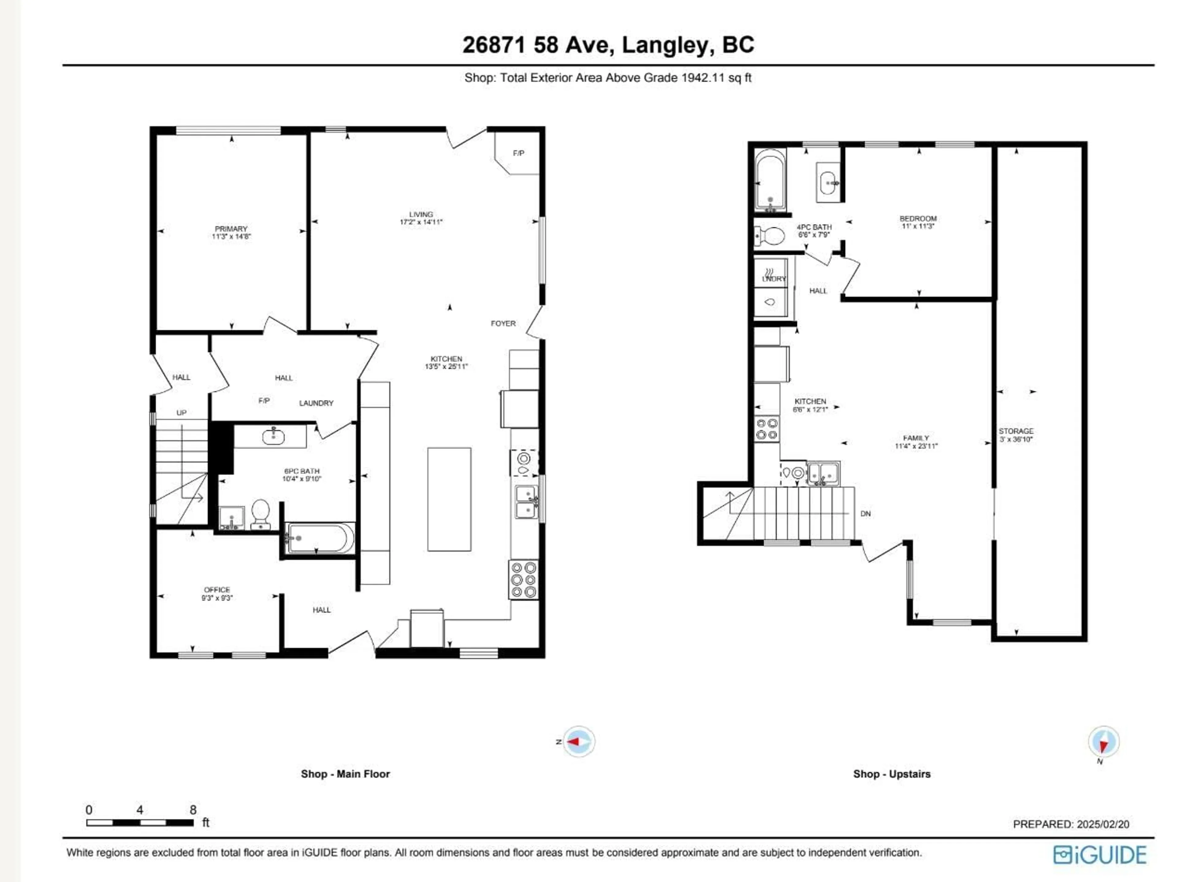 Floor plan for 26871 58 AVENUE, Langley British Columbia V4W1V6