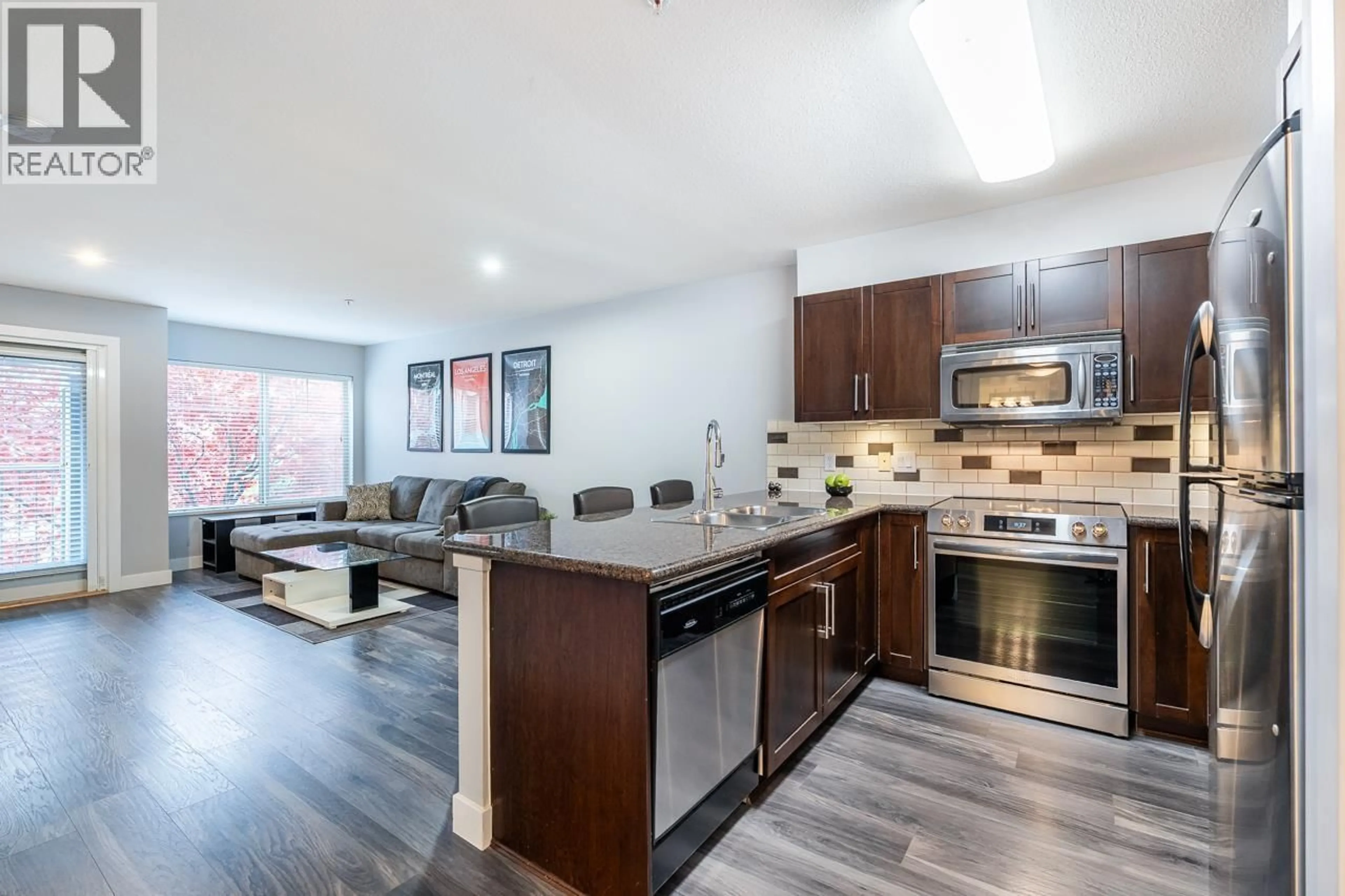 Open concept kitchen, unknown for 203 - 2468 ATKINS AVENUE, Port Coquitlam British Columbia V3C1Y9