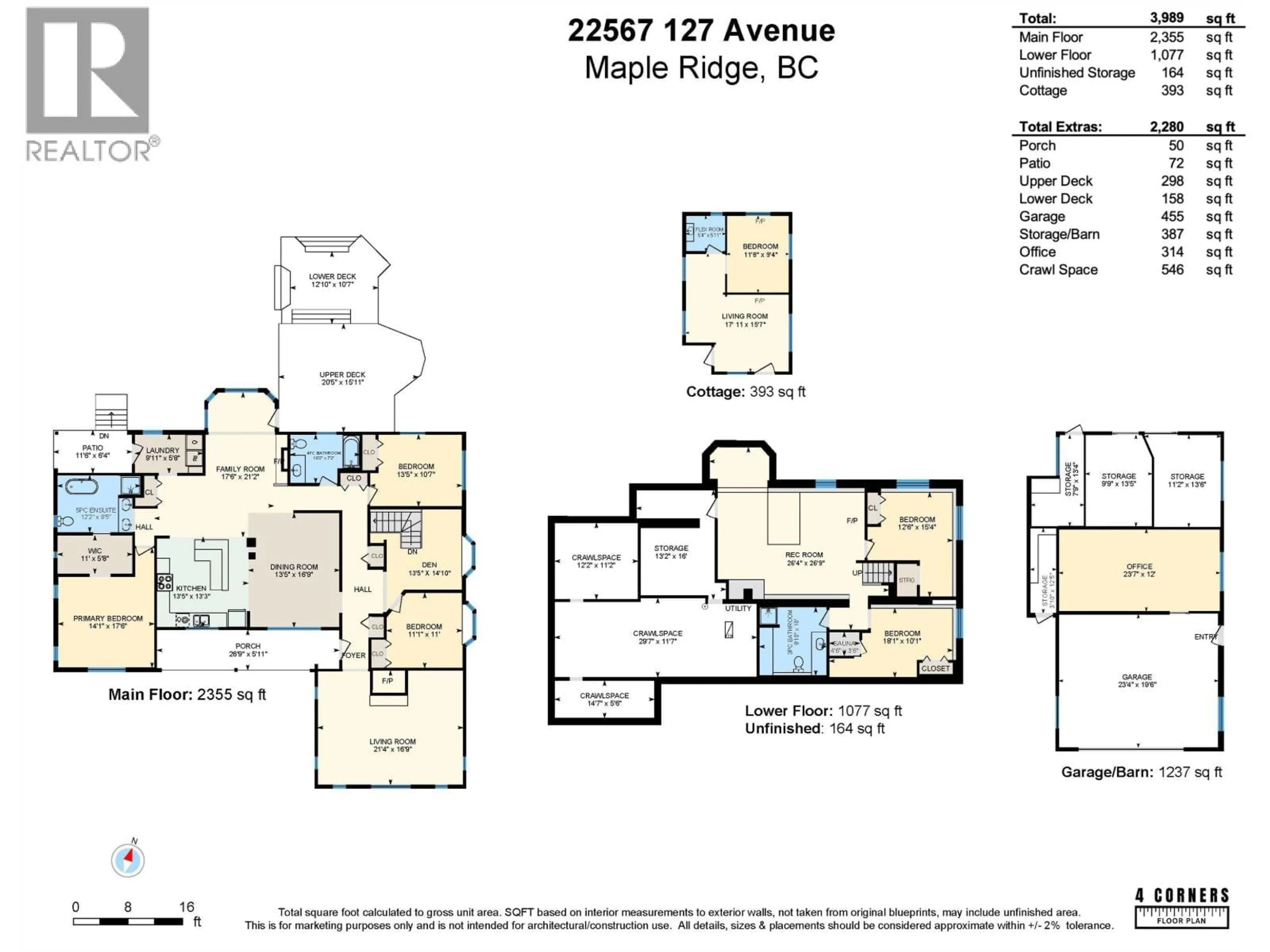Floor plan for 22567 127 AVENUE, Maple Ridge British Columbia V2X4P7