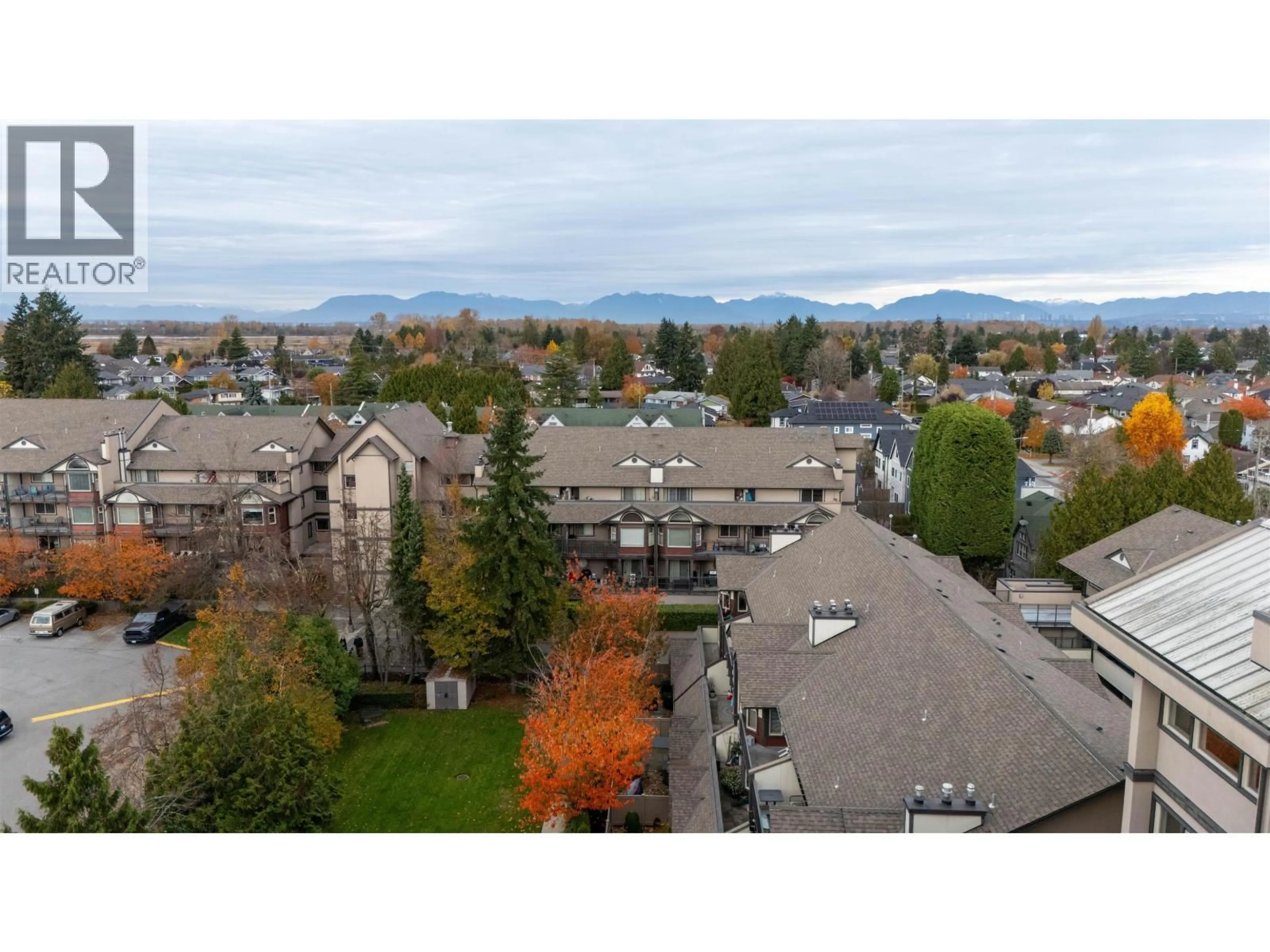 A pic from outside/outdoor area/front of a property/back of a property/a pic from drone, mountain view for B503 - 4821 53 STREET, Delta British Columbia V4K2Z3