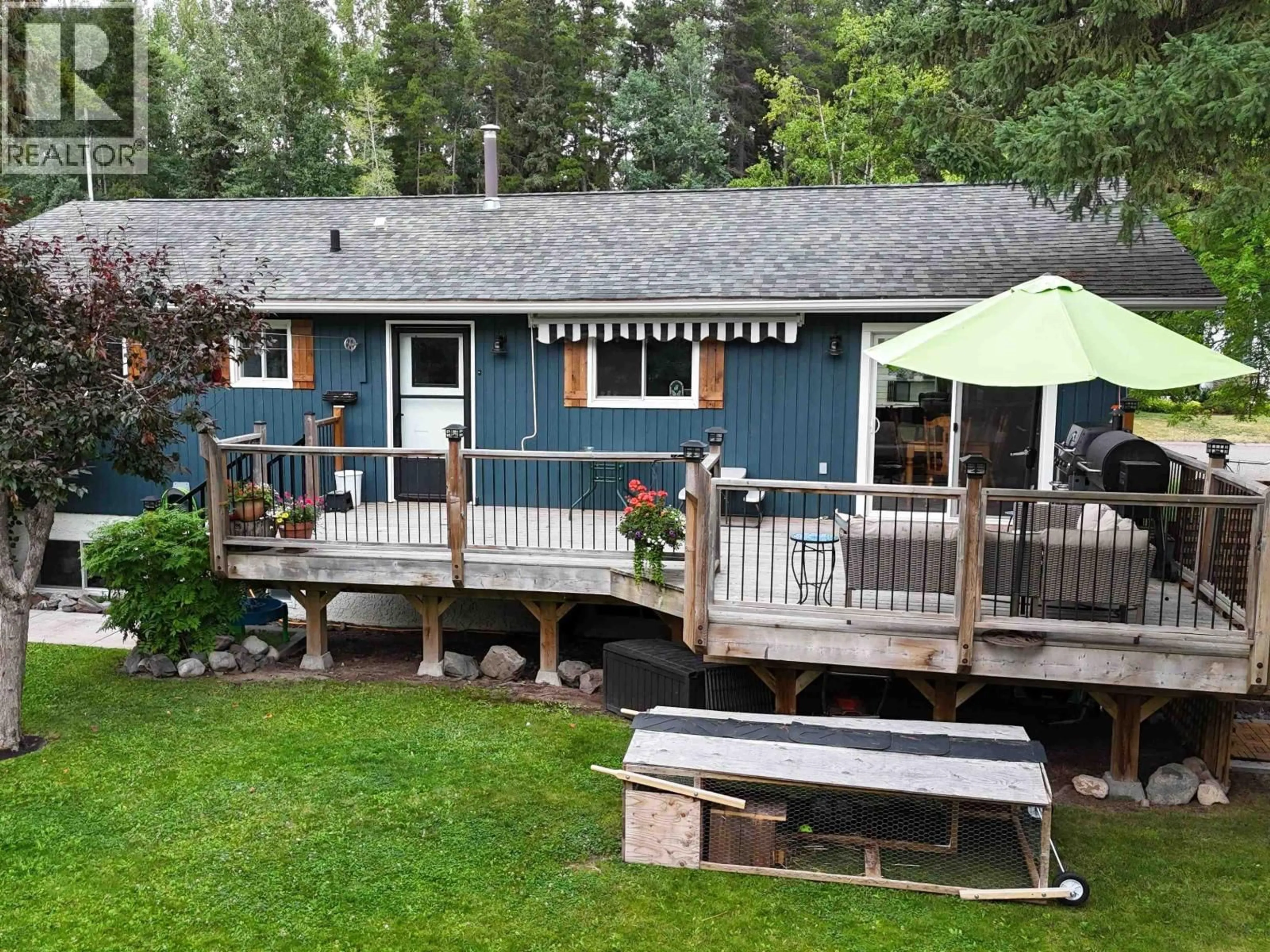 A pic from outside/outdoor area/front of a property/back of a property/a pic from drone, unknown for 4381 BIRCH CRESCENT, Smithers British Columbia V0J2N0