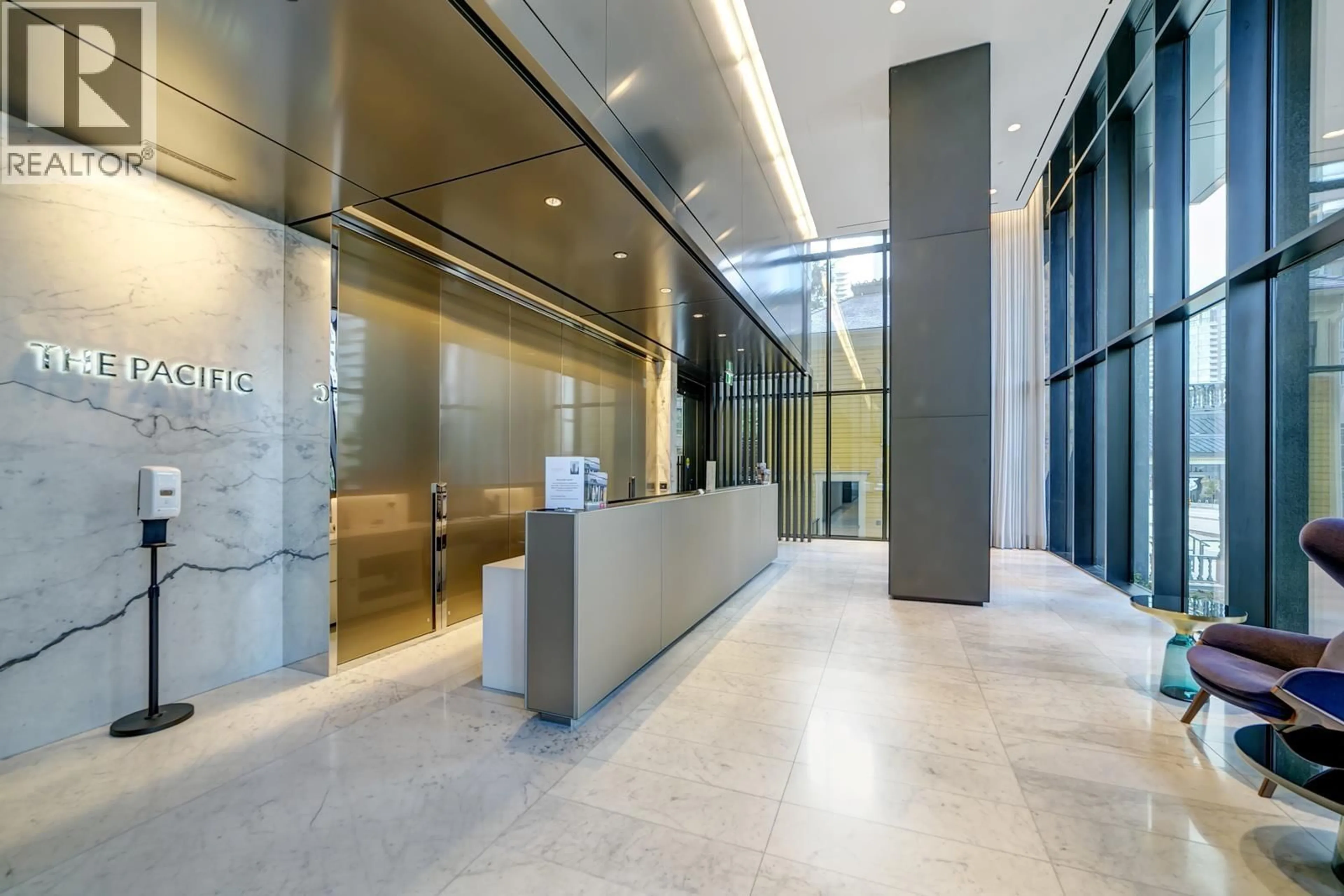 Indoor foyer for 1202 - 889 PACIFIC STREET, Vancouver British Columbia V6Z1C3