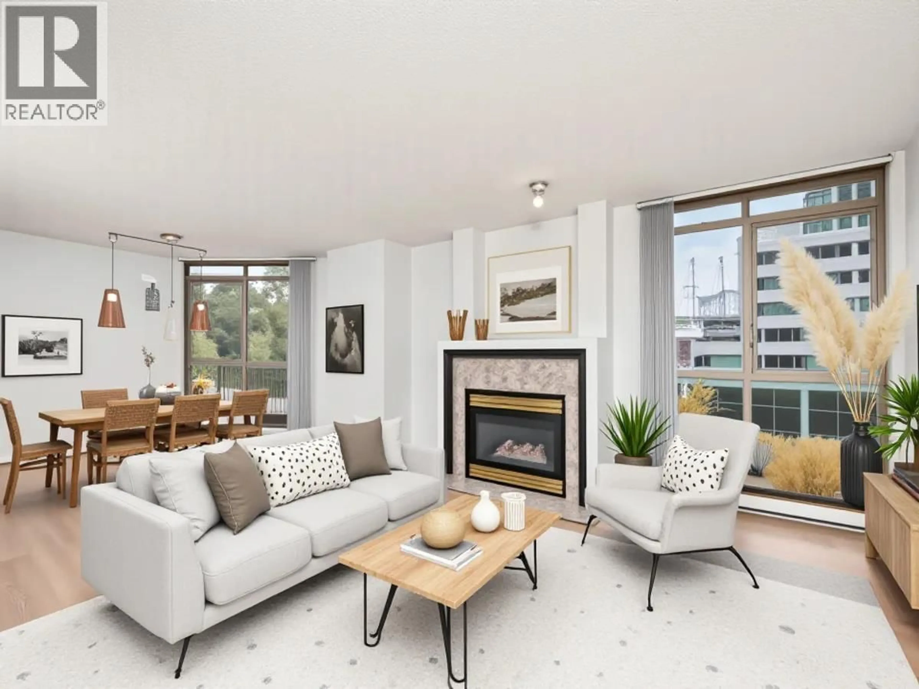 Living room with furniture, unknown for 601 - 867 HAMILTON STREET, Vancouver British Columbia V6B6B7