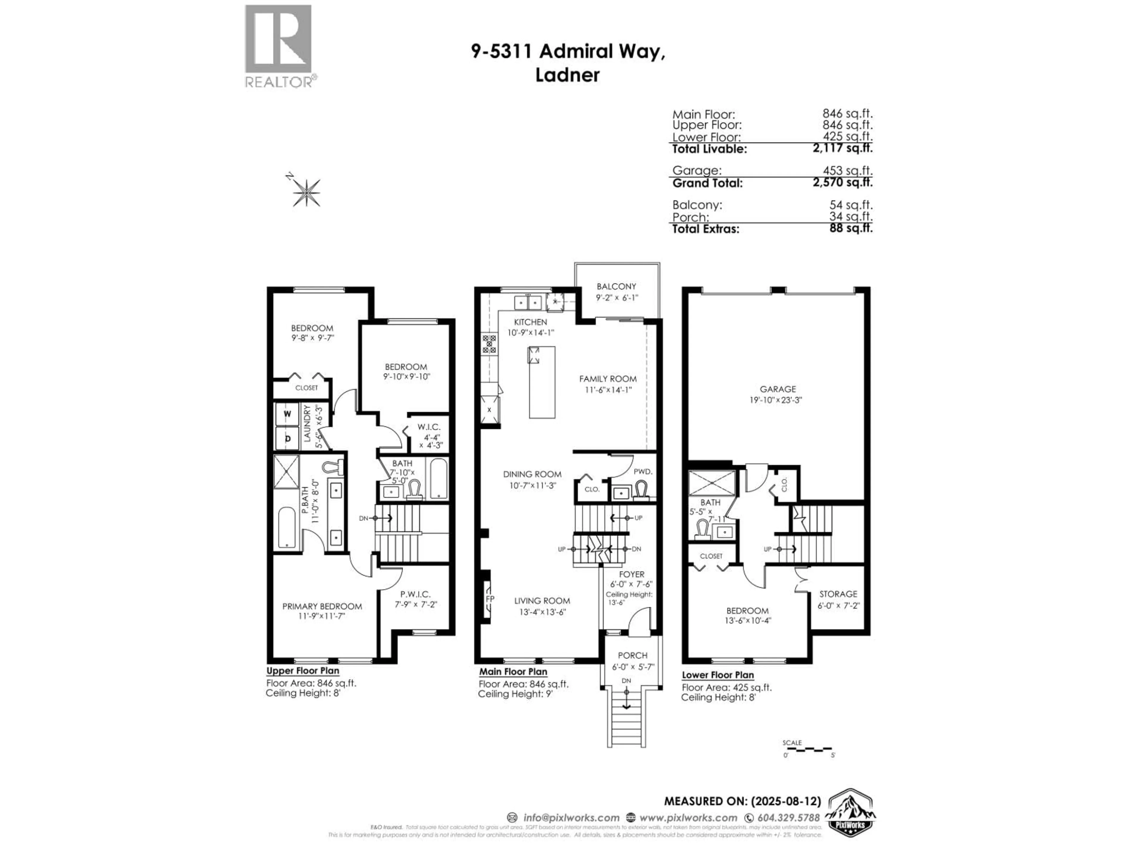 Floor plan for 9 - 5311 ADMIRAL WAY, Ladner British Columbia V4K0E2