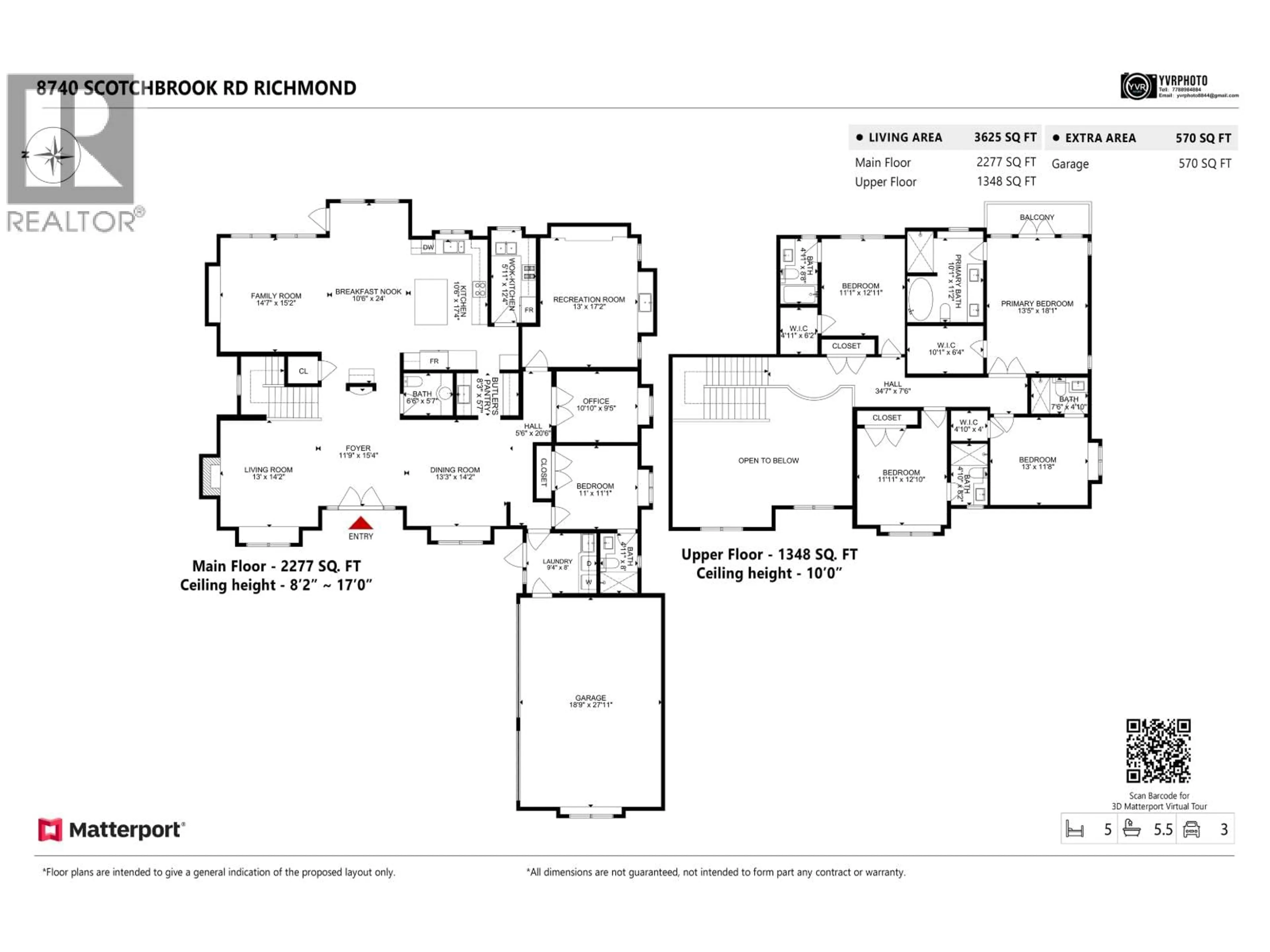 Floor plan for 8740 SCOTCHBROOK ROAD, Richmond British Columbia V6Y2M3