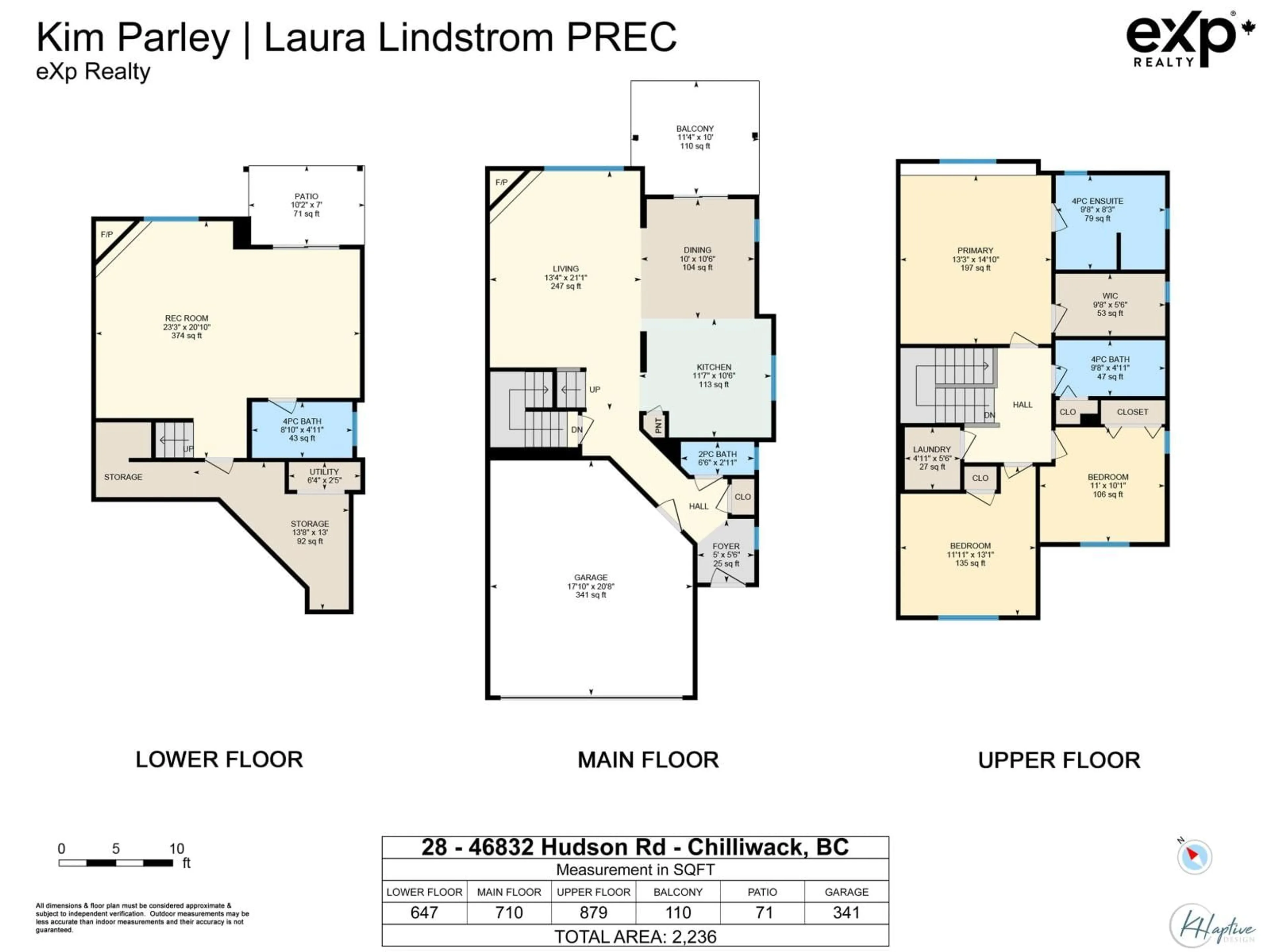 Floor plan for 28 - 46832 HUDSON ROAD, Chilliwack British Columbia V2R0L9