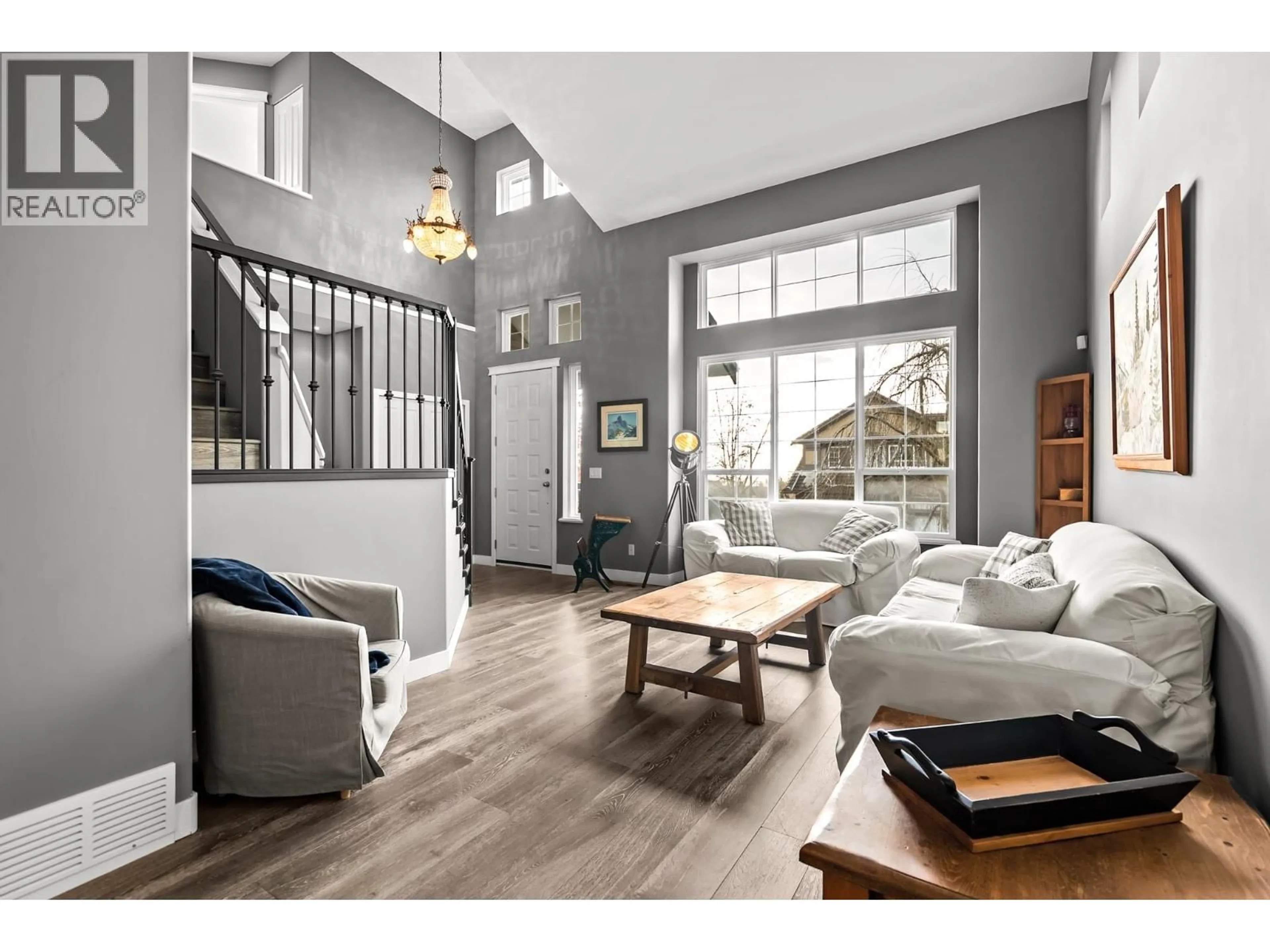 Living room with furniture, wood/laminate floor for 2517 PLATINUM LANE, Coquitlam British Columbia V3E3L1