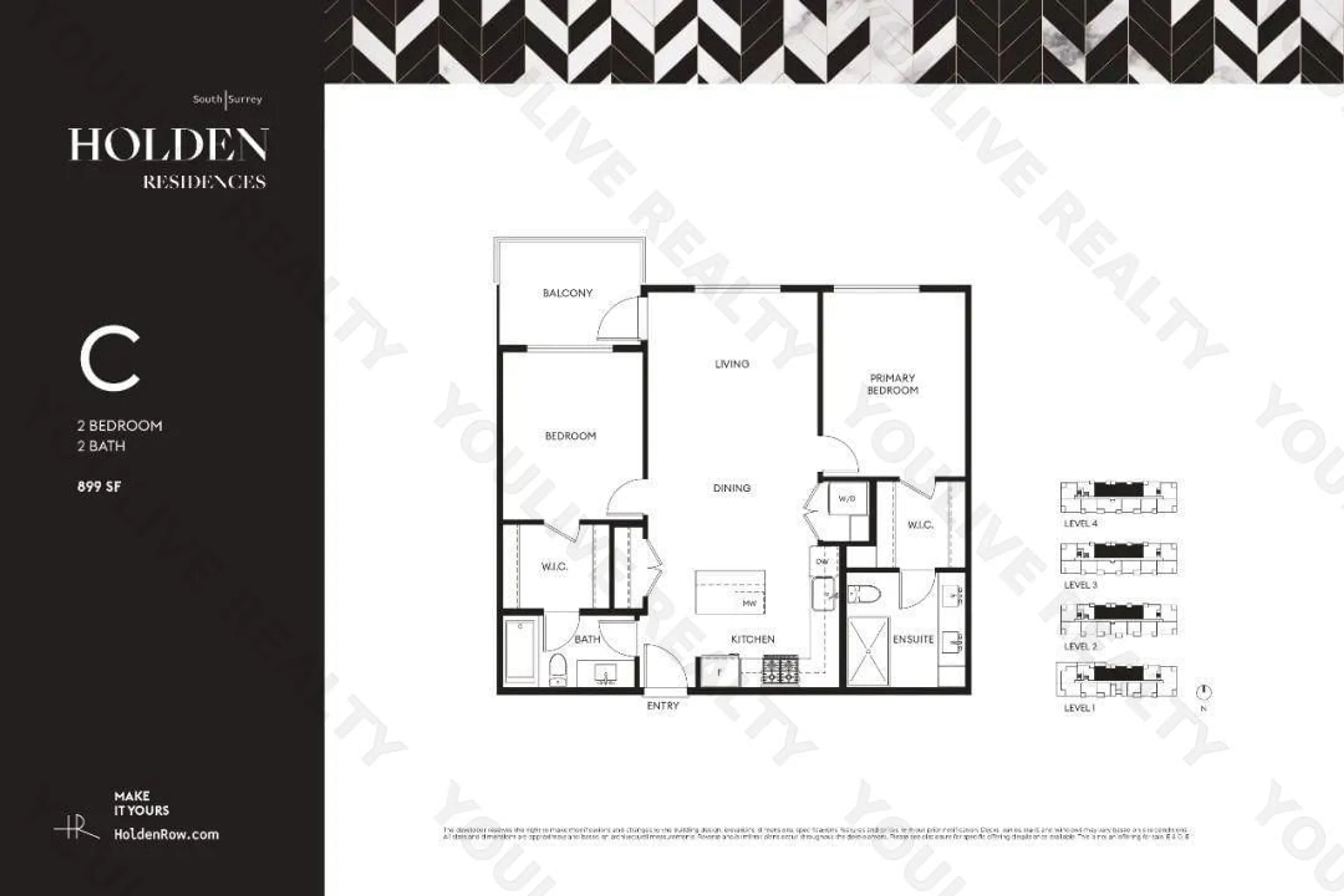 Floor plan for 109 - 2425 166, Surrey British Columbia V3S0B8