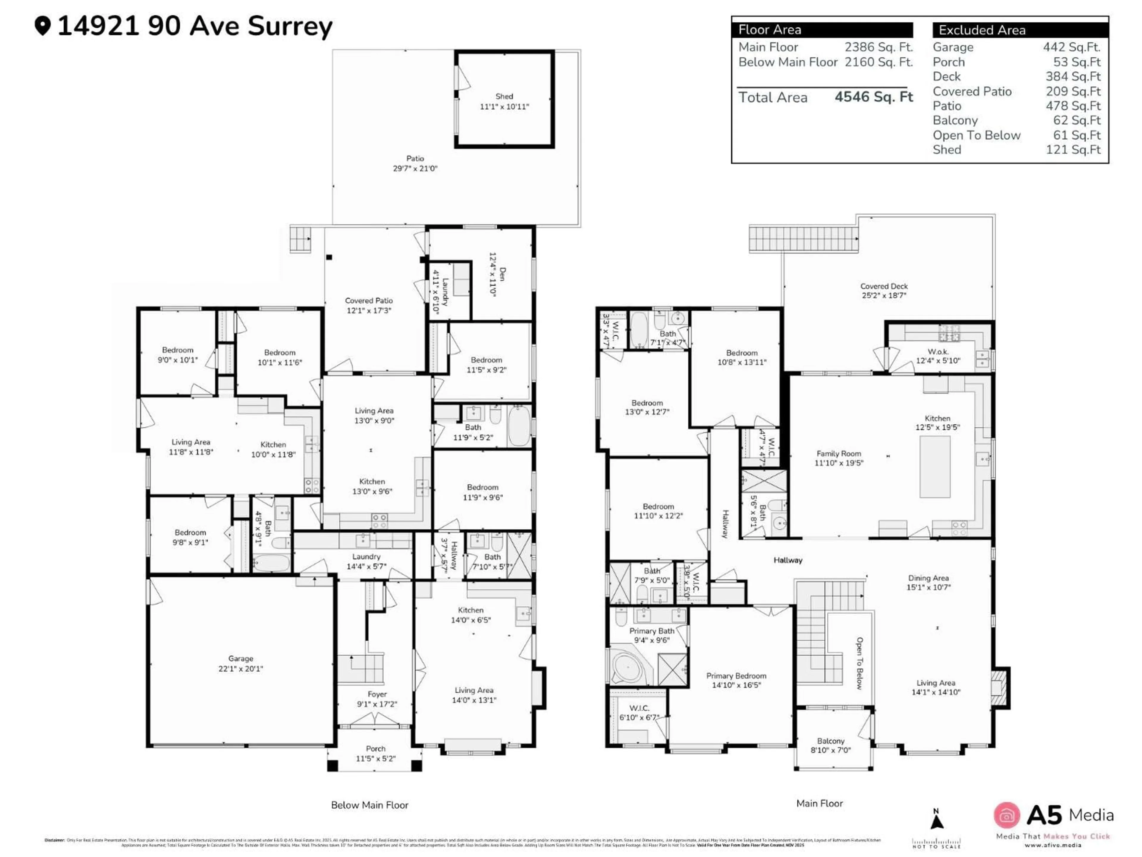 Floor plan for 14921 90, Surrey British Columbia V3R6W2