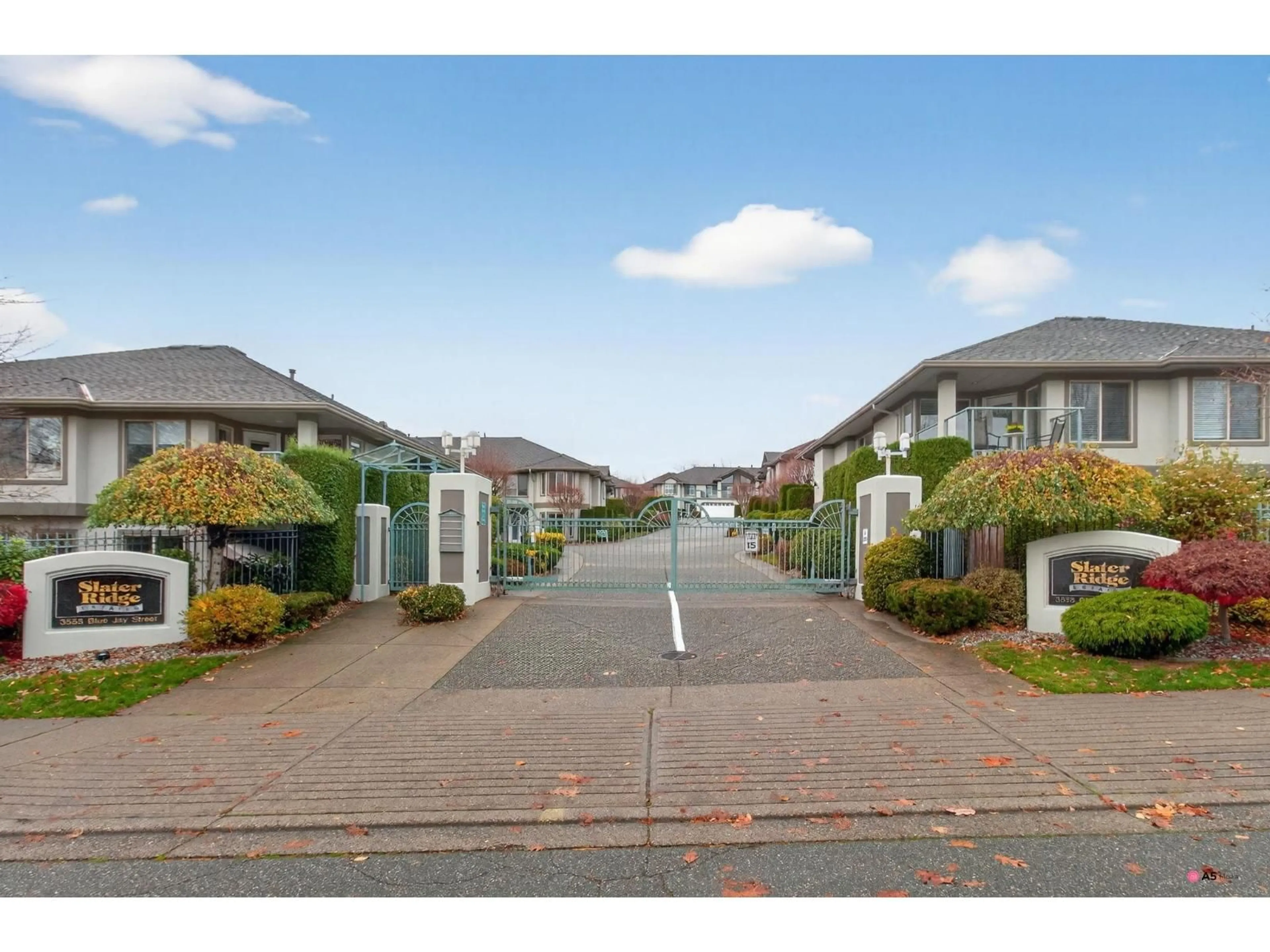 A pic from outside/outdoor area/front of a property/back of a property/a pic from drone, street for 19 - 3555 BLUE JAY, Abbotsford British Columbia V2T6N7