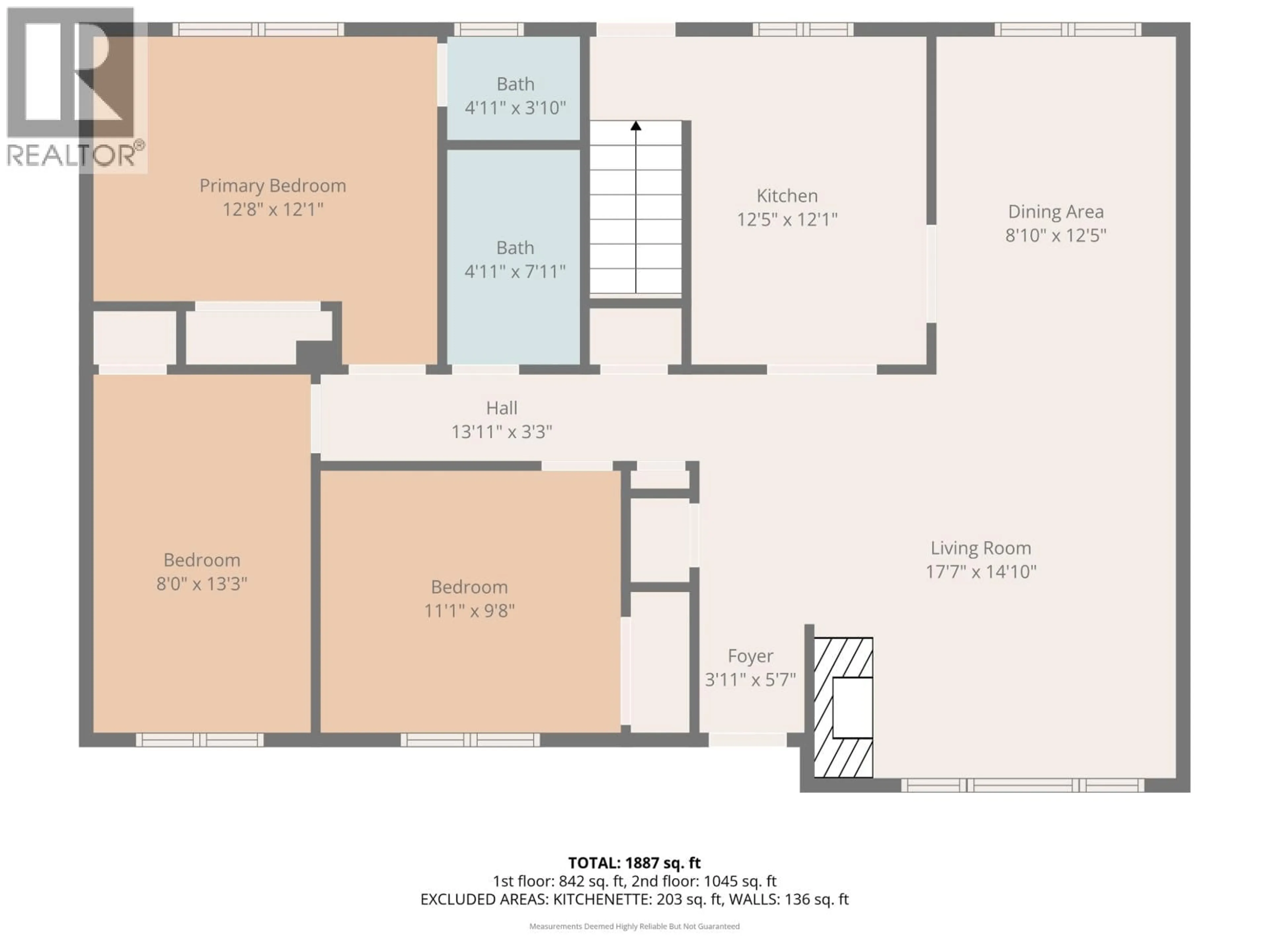 Floor plan for 1547 IRWIN STREET, Prince George British Columbia V2M2Y6