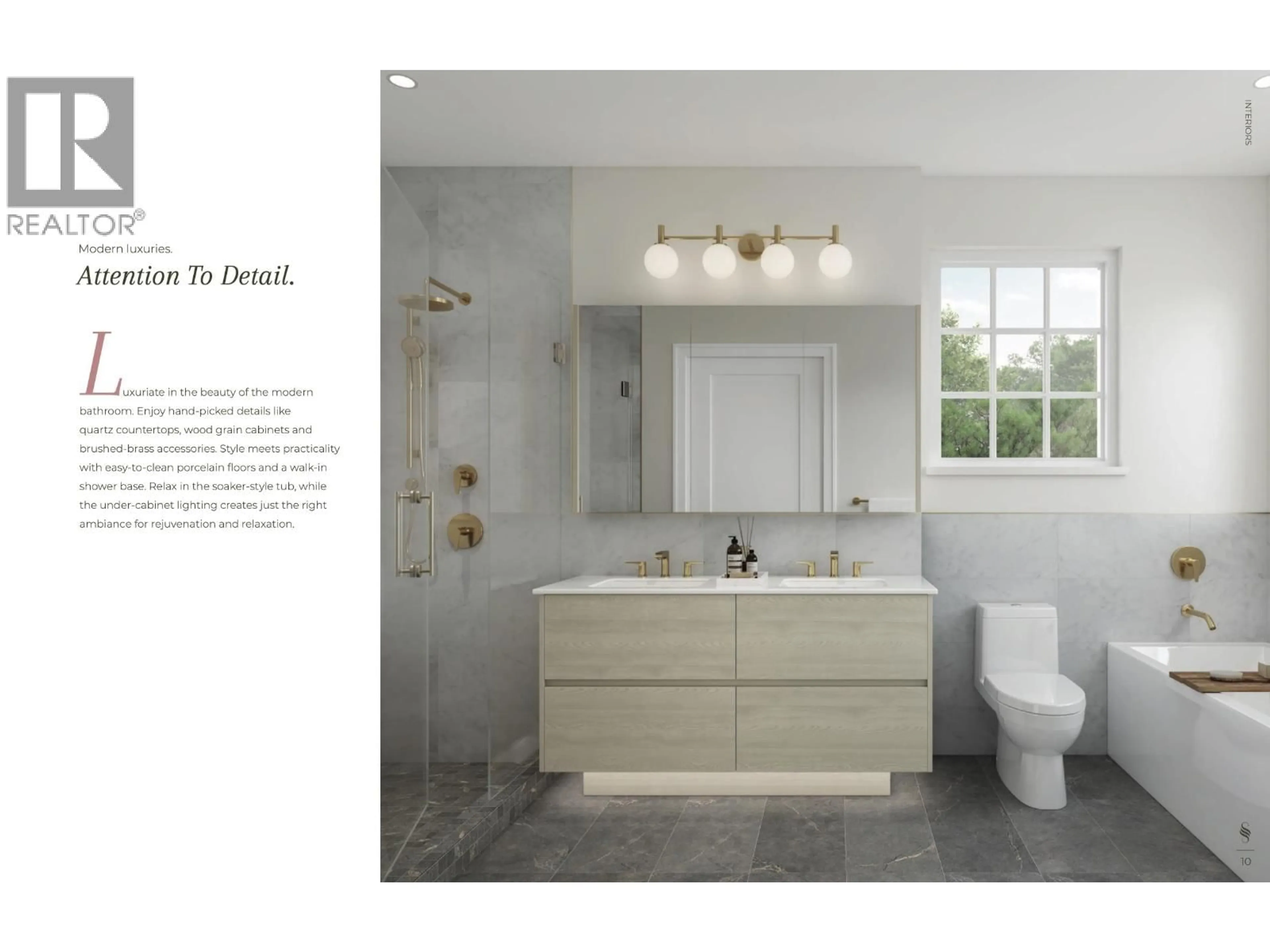 Contemporary bathroom, ceramic/tile floor for 109 - 7789 YUKON STREET, Vancouver British Columbia V5X2Y4