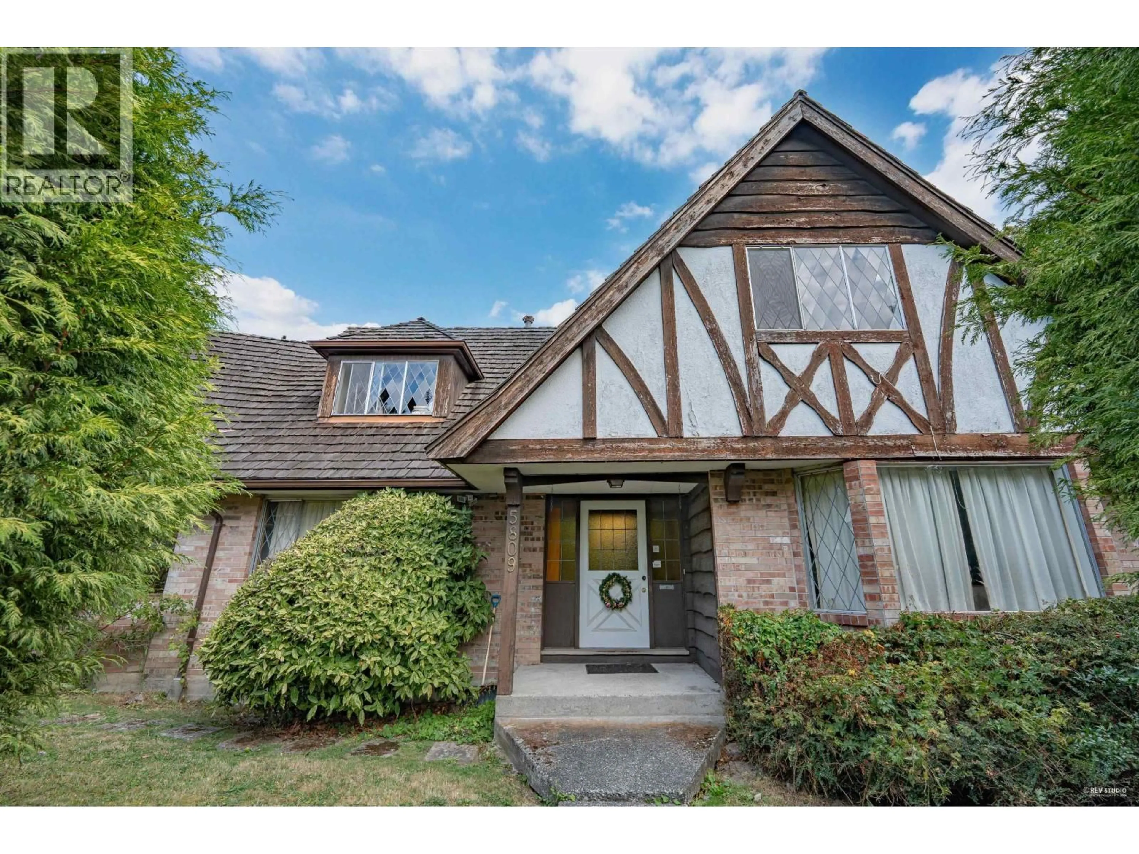 Home with brick exterior material, street for 5809 FREMLIN STREET, Vancouver British Columbia V5Z3W6