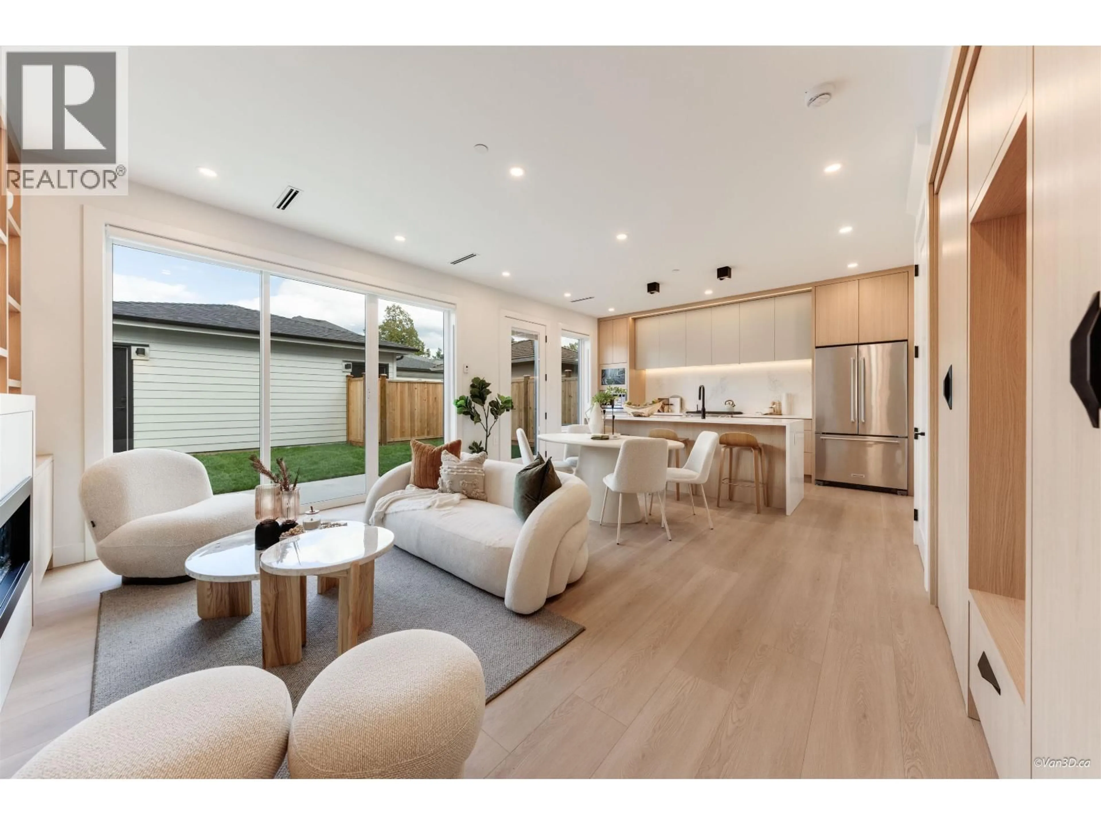 Open concept kitchen, wood/laminate floor for 2 - 3121 46TH AVENUE, Vancouver British Columbia V5S1B1