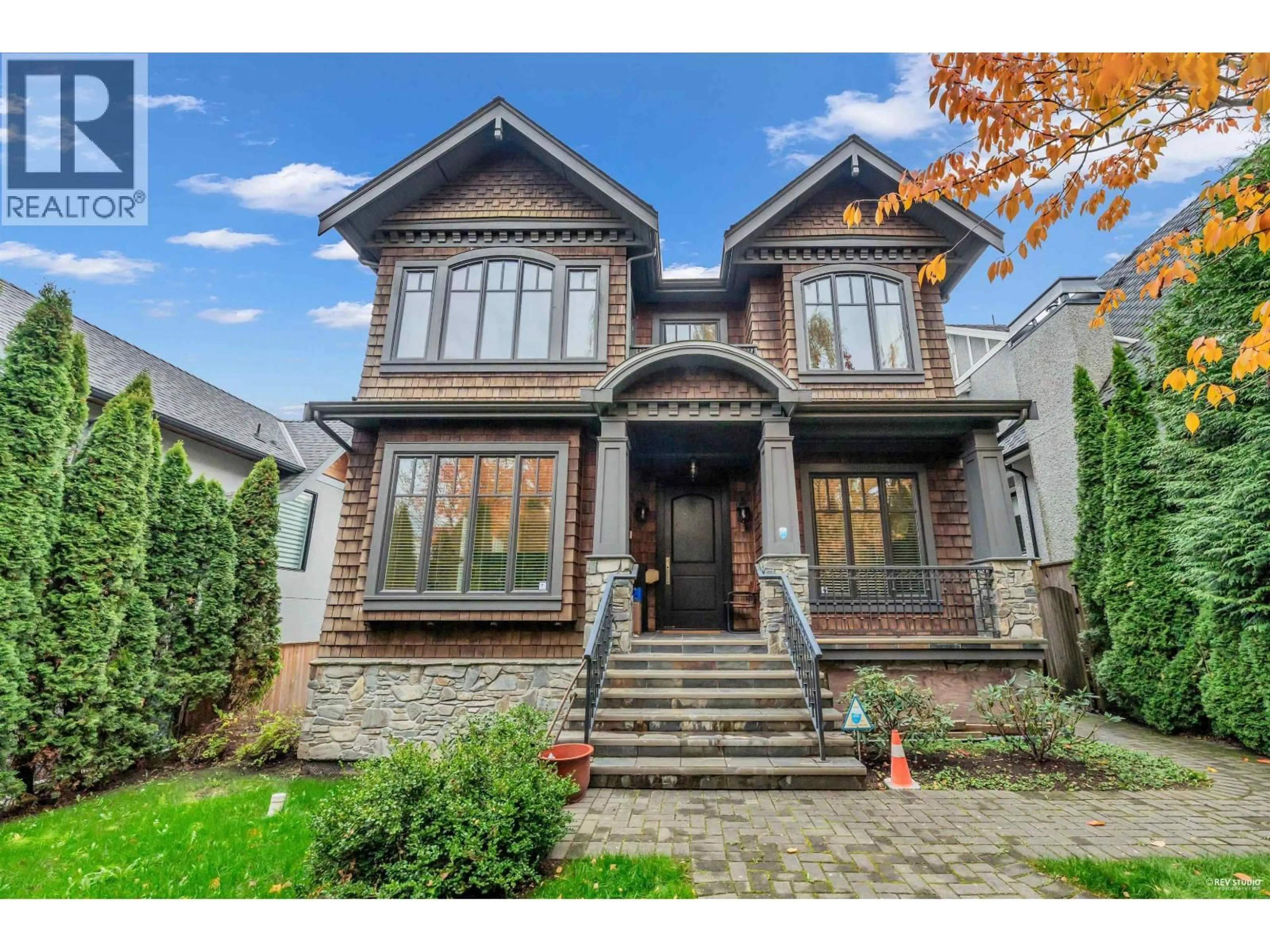 Home with brick exterior material, street for 3522 27TH AVENUE, Vancouver British Columbia V6S1P8