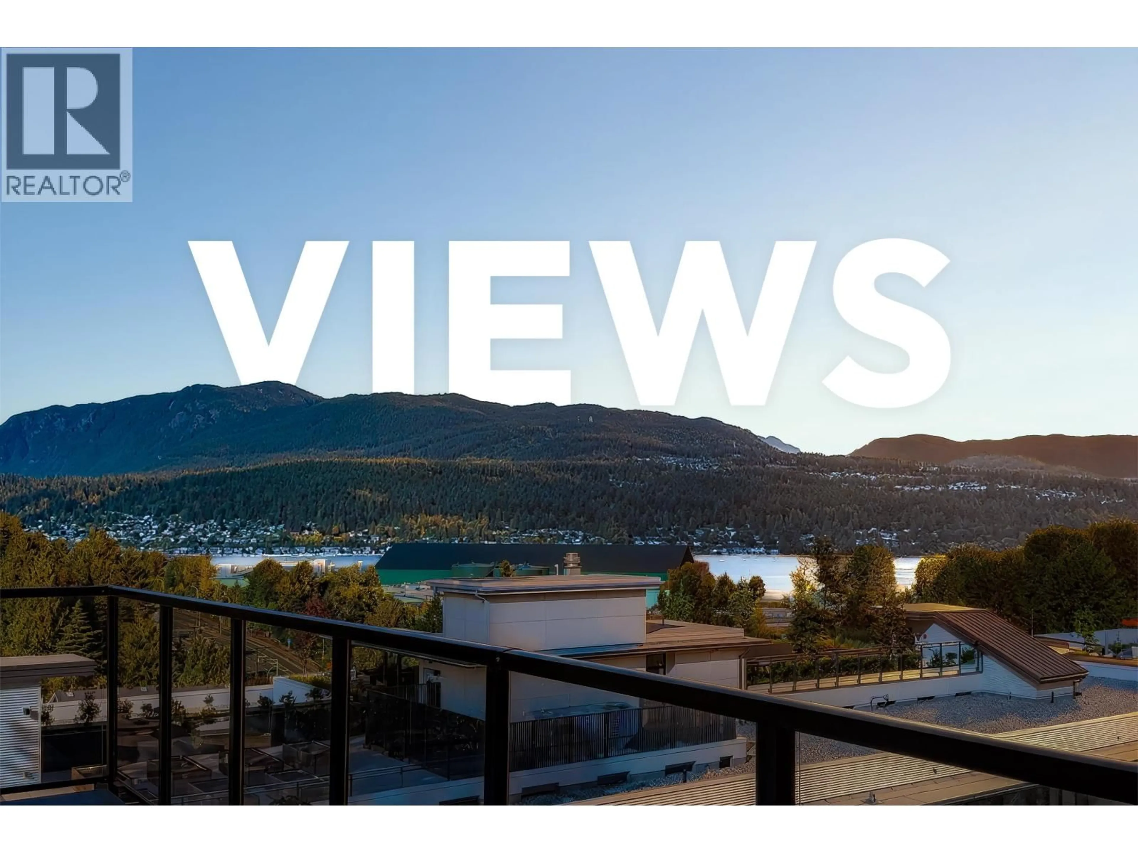 A pic from outside/outdoor area/front of a property/back of a property/a pic from drone, water/lake/river/ocean view for 406 - 2002 ST. GEORGE STREET, Port Moody British Columbia V3H0N4