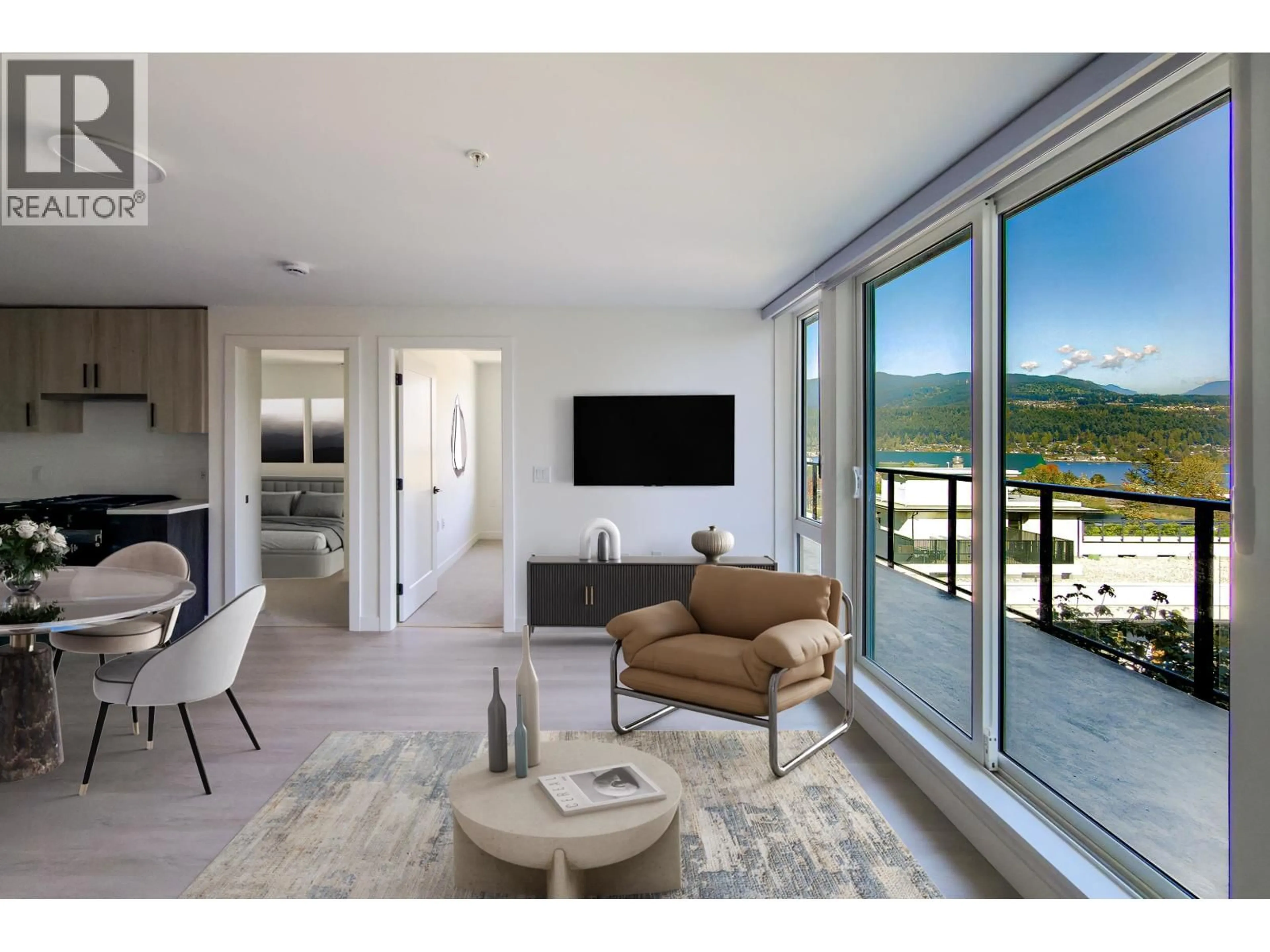 Living room with furniture, unknown for 406 - 2002 ST. GEORGE STREET, Port Moody British Columbia V3H0N4