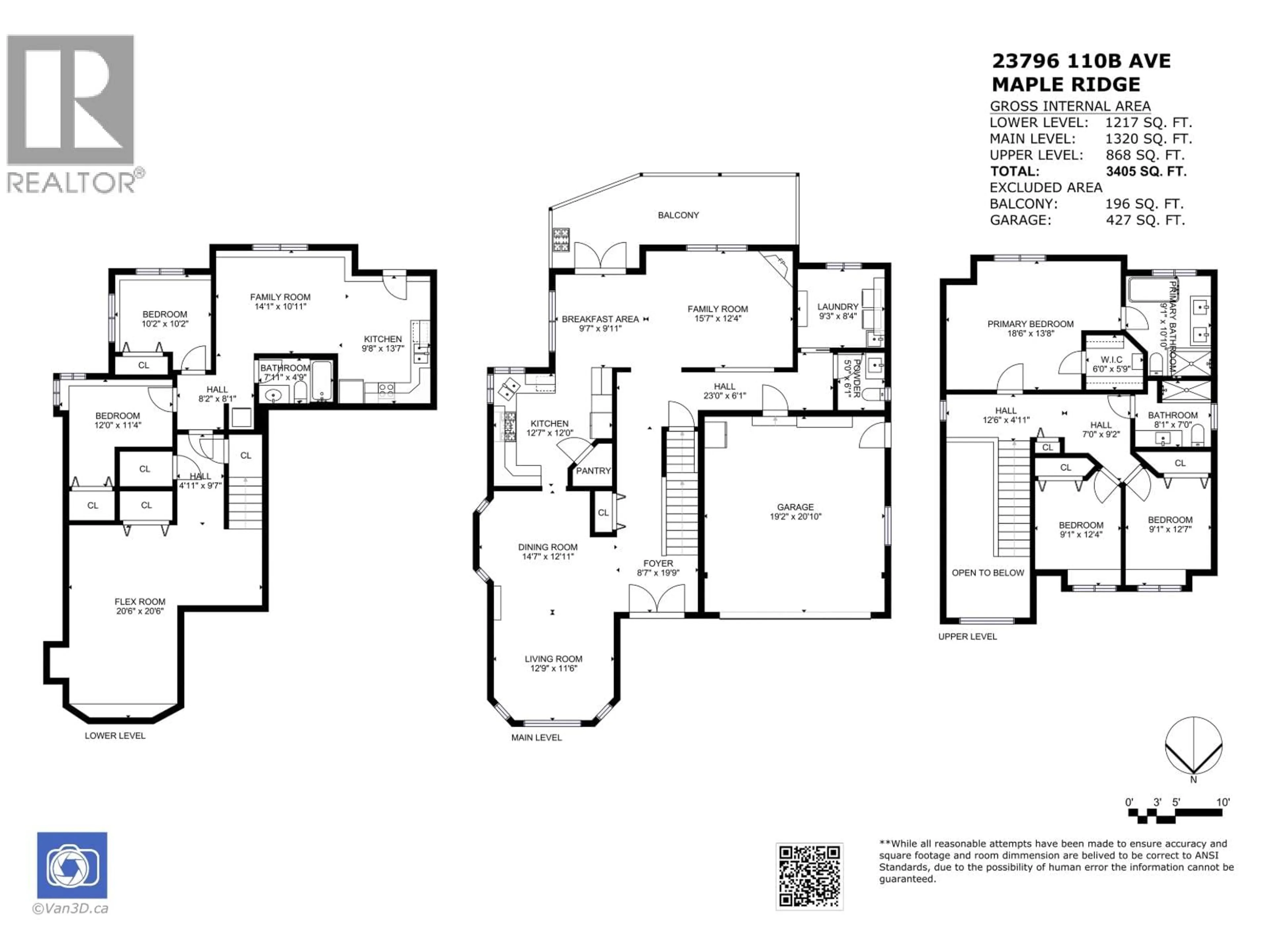 Floor plan for 23796 110B AVENUE, Maple Ridge British Columbia V2W1E6