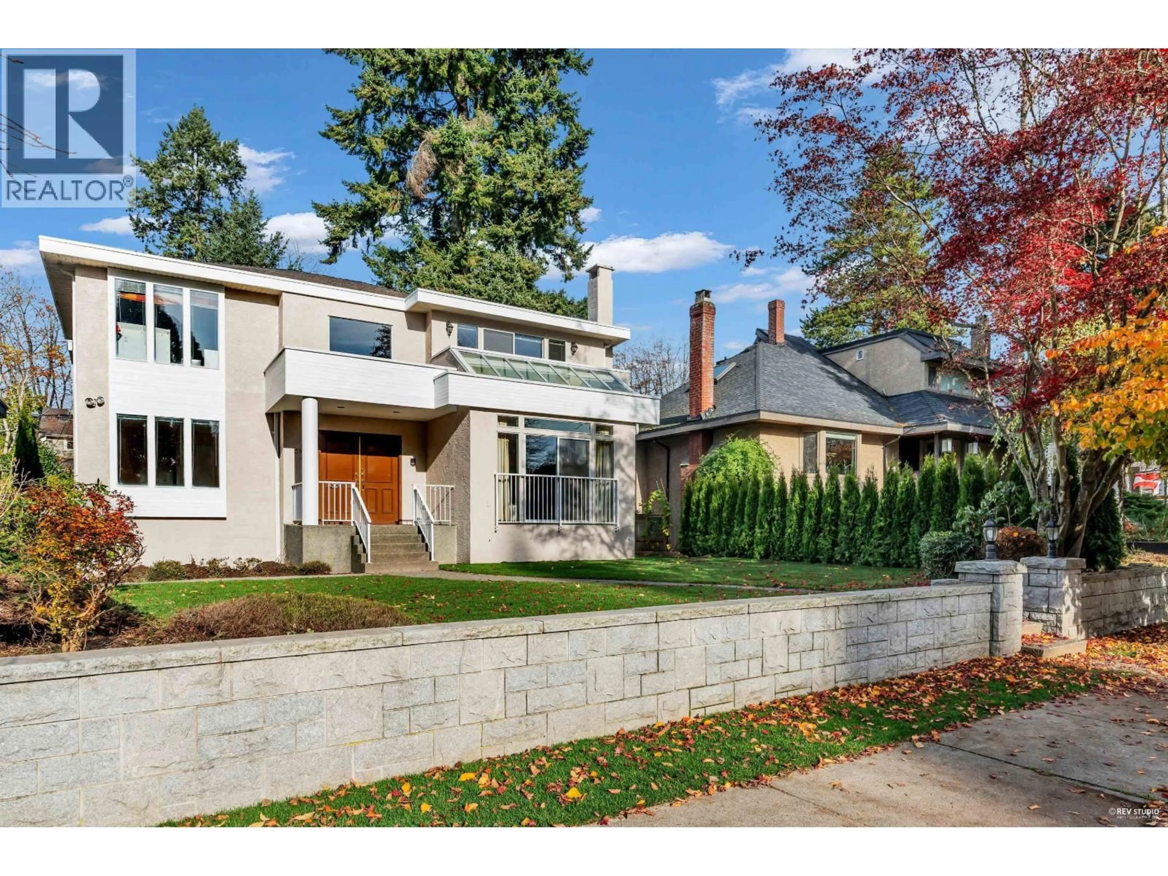 Home with brick exterior material, street for 3979 33RD AVENUE, Vancouver British Columbia V6N2H7