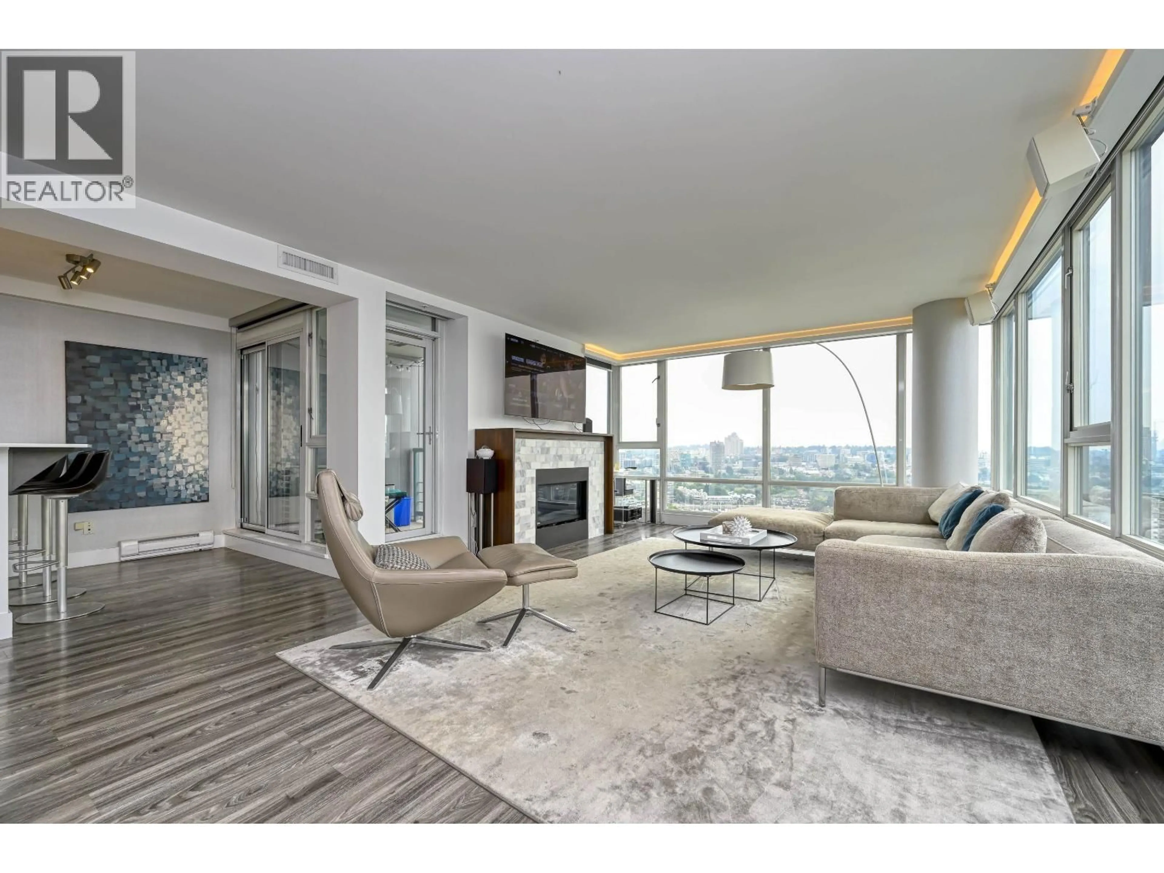 Living room with furniture, unknown for 3307 - 1033 MARINASIDE CRESCENT, Vancouver British Columbia V6Z3A3