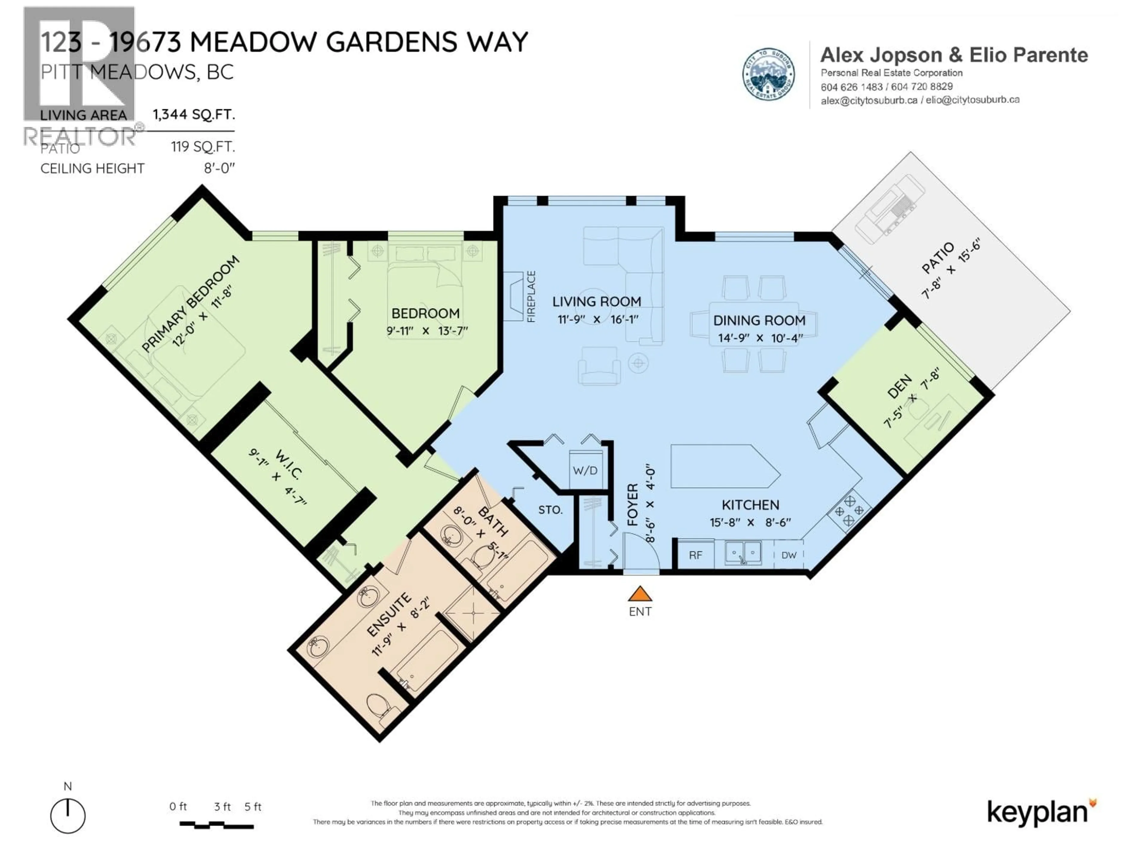 Floor plan for 123 - 19673 MEADOW GARDENS WAY, Pitt Meadows British Columbia V3Y0A1