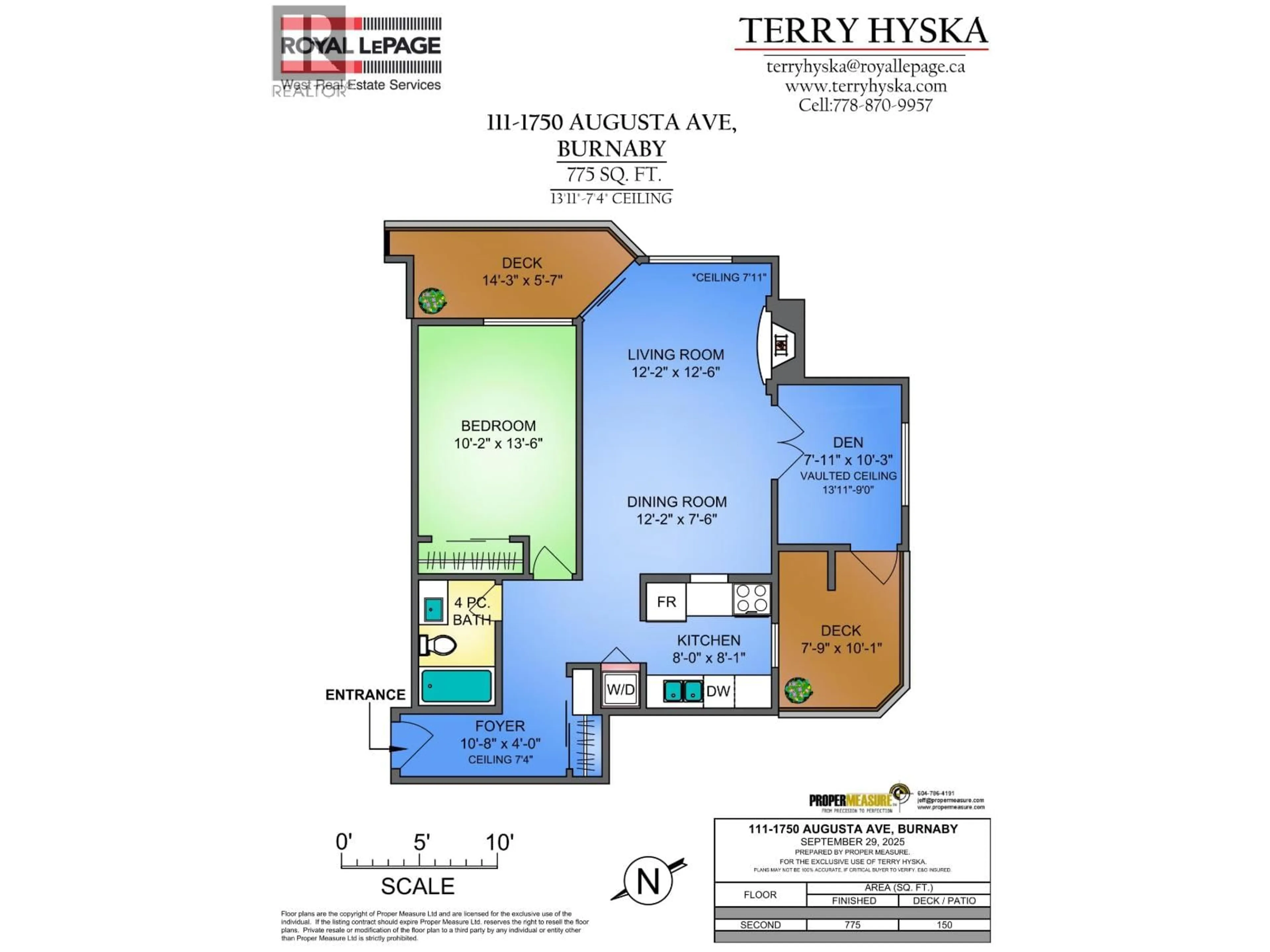 Floor plan for 111 - 1750 AUGUSTA AVENUE, Burnaby British Columbia V5A2V6