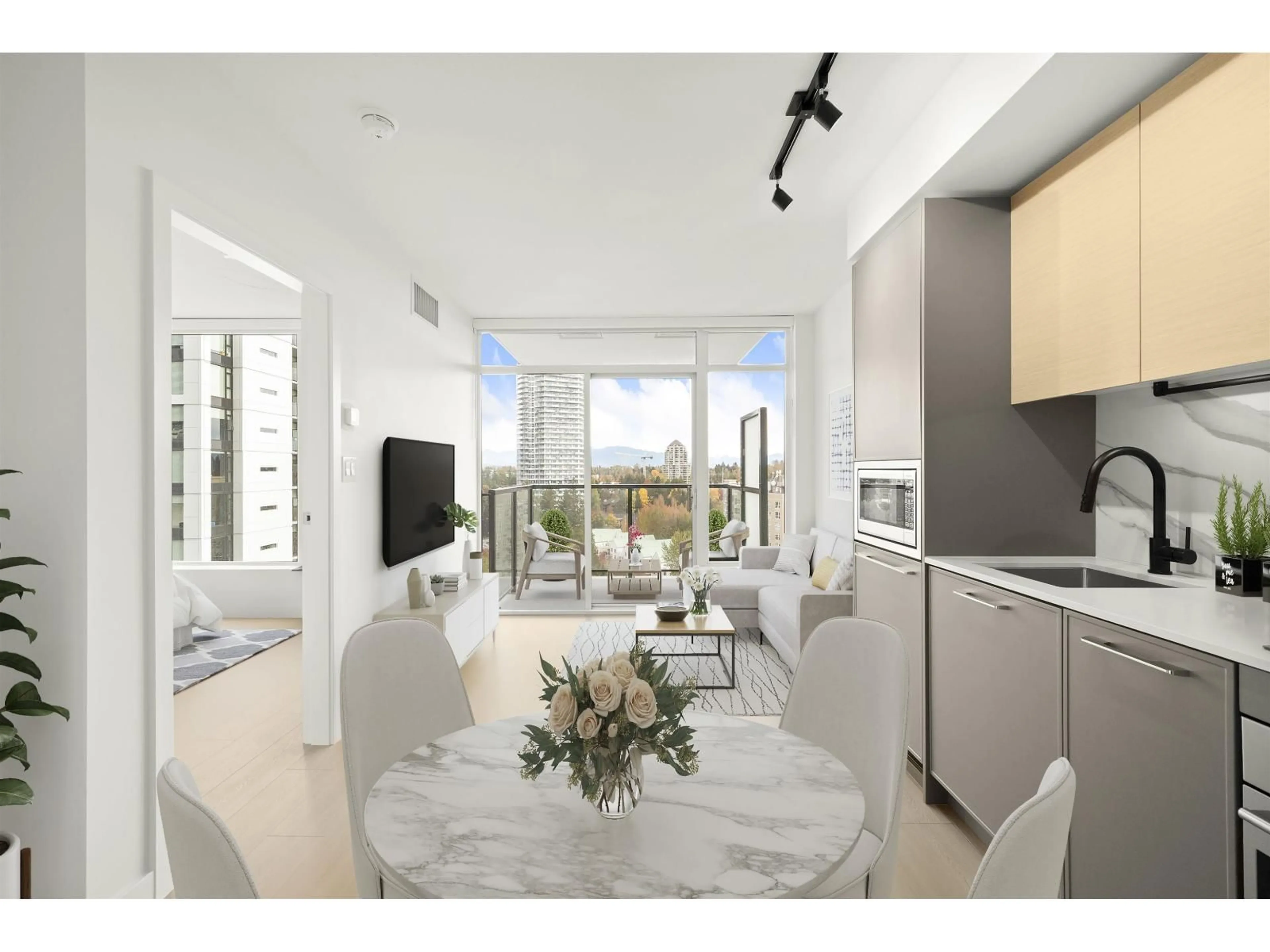 Open concept kitchen, unknown for 3705 - 13745 GEORGE JUNCTION, Surrey British Columbia V3T4Y3