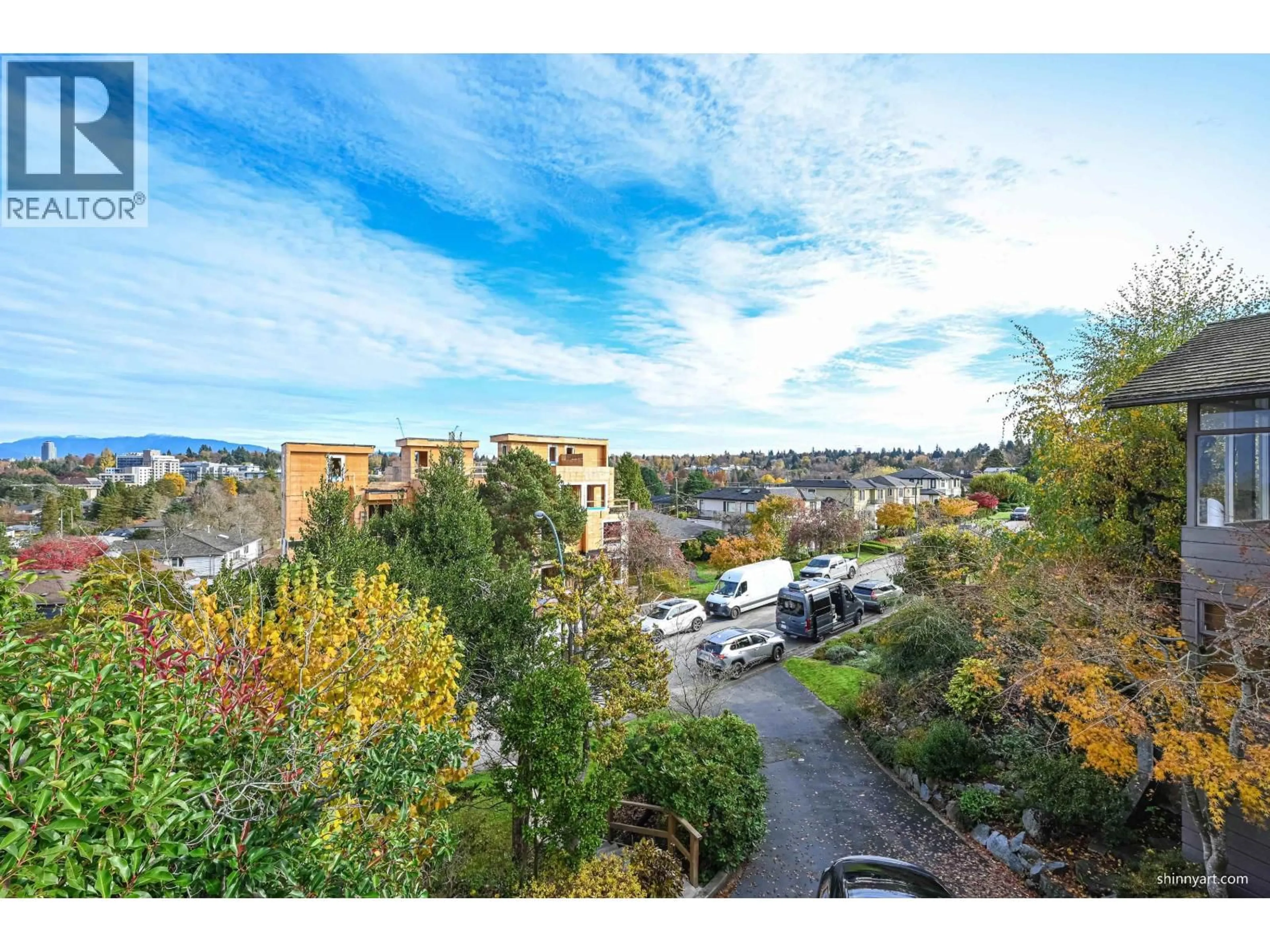A pic from outside/outdoor area/front of a property/back of a property/a pic from drone, mountain view for 4729 PATON STREET, Vancouver British Columbia V6L2H9
