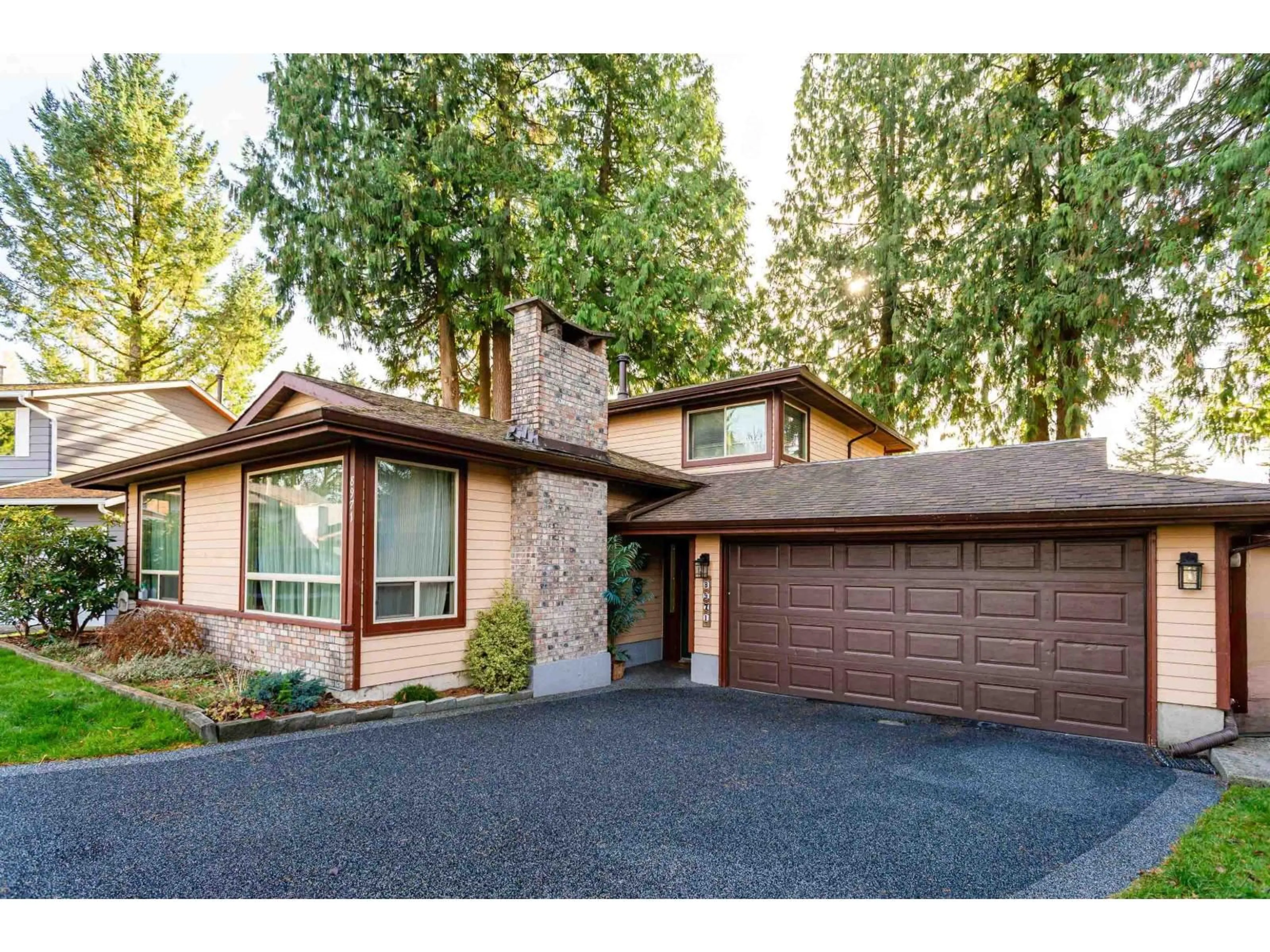Home with brick exterior material, street for 8971 145A, Surrey British Columbia V3R7J7