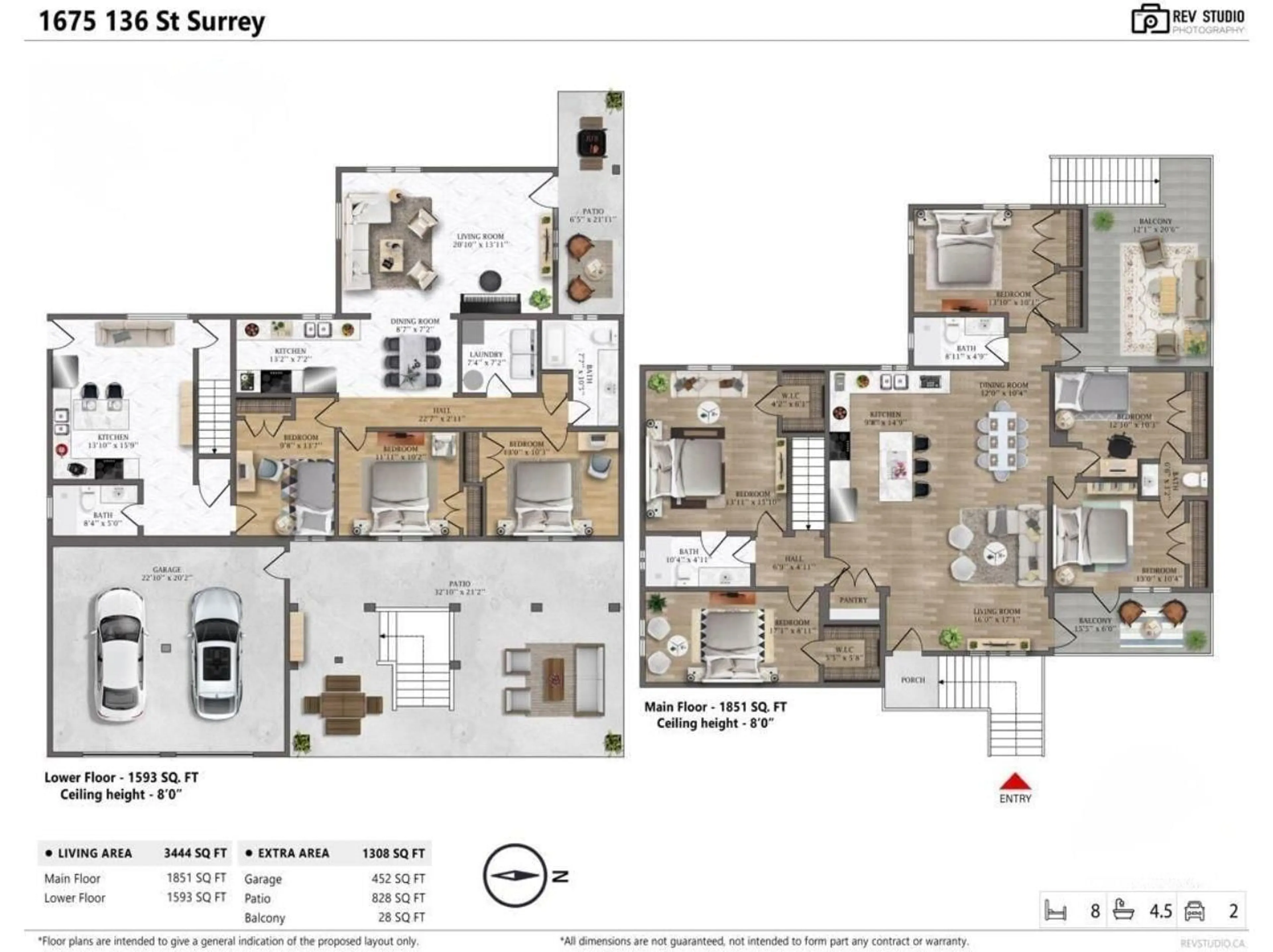 Floor plan for 1675 136, Surrey British Columbia V4A4E3