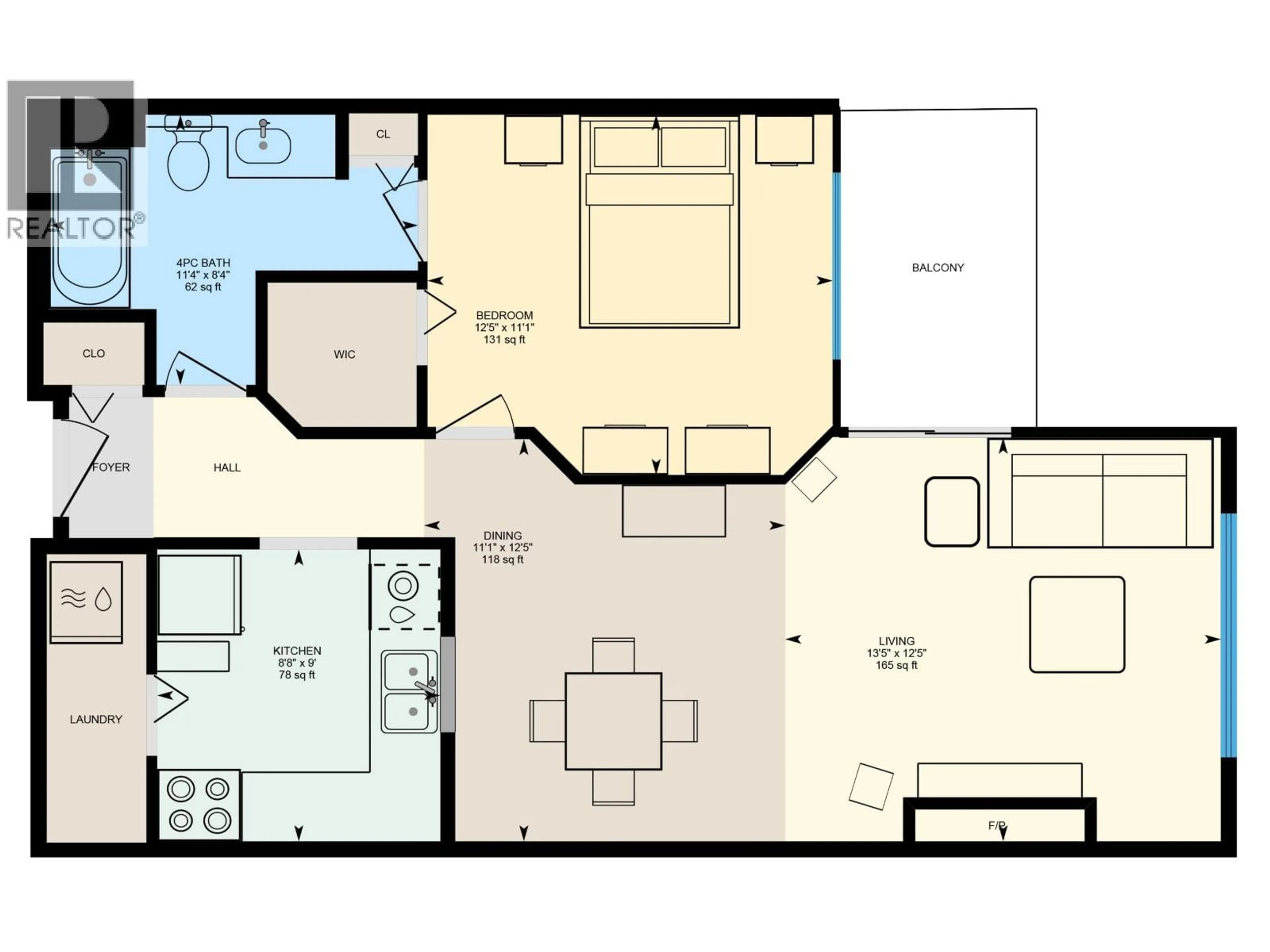 Floor plan for 406 - 6820 RUMBLE STREET, Burnaby British Columbia V5E4H9
