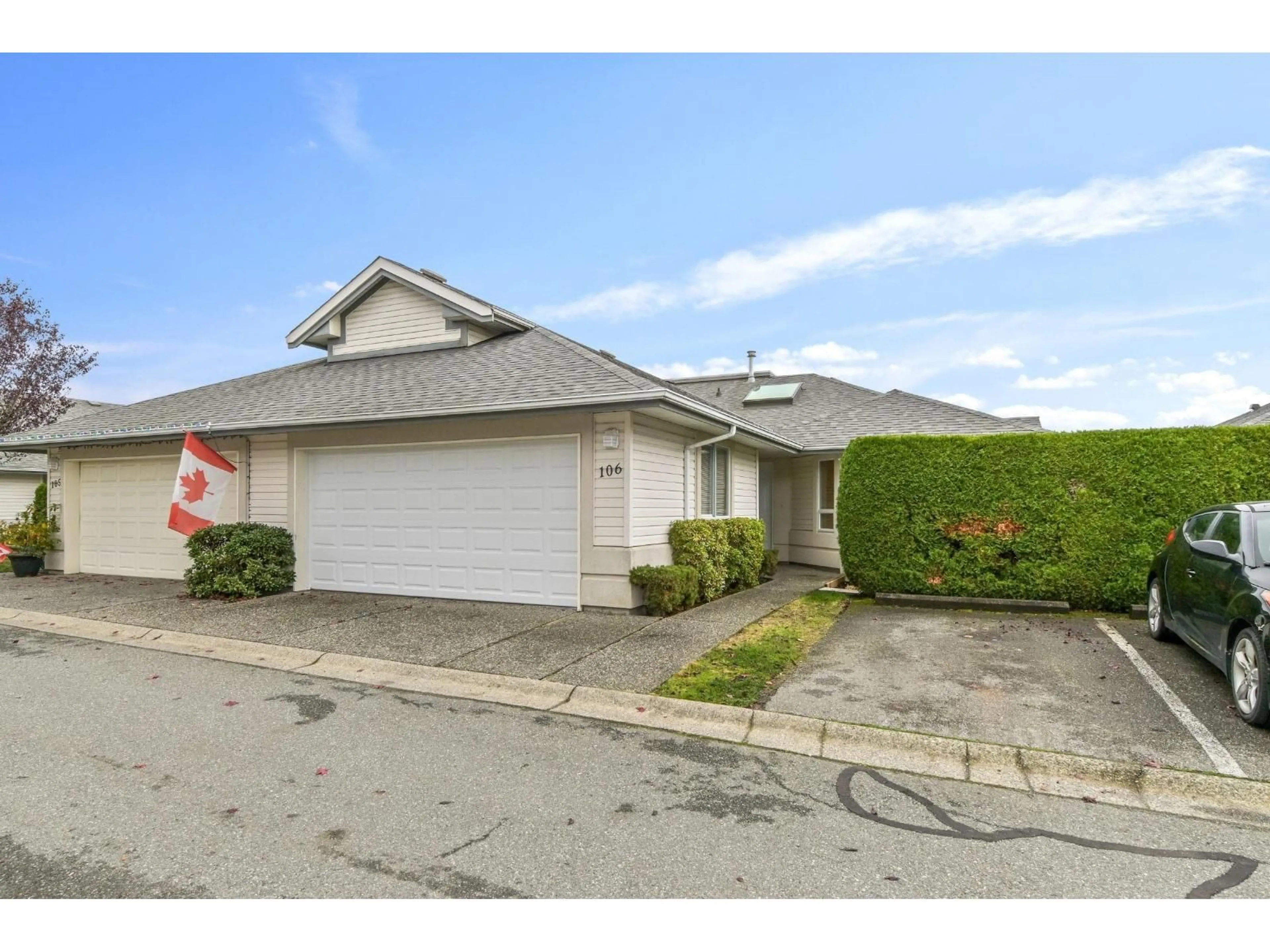 A pic from outside/outdoor area/front of a property/back of a property/a pic from drone, street for 106 - 31406 UPPER MACLURE, Abbotsford British Columbia V2T5L8