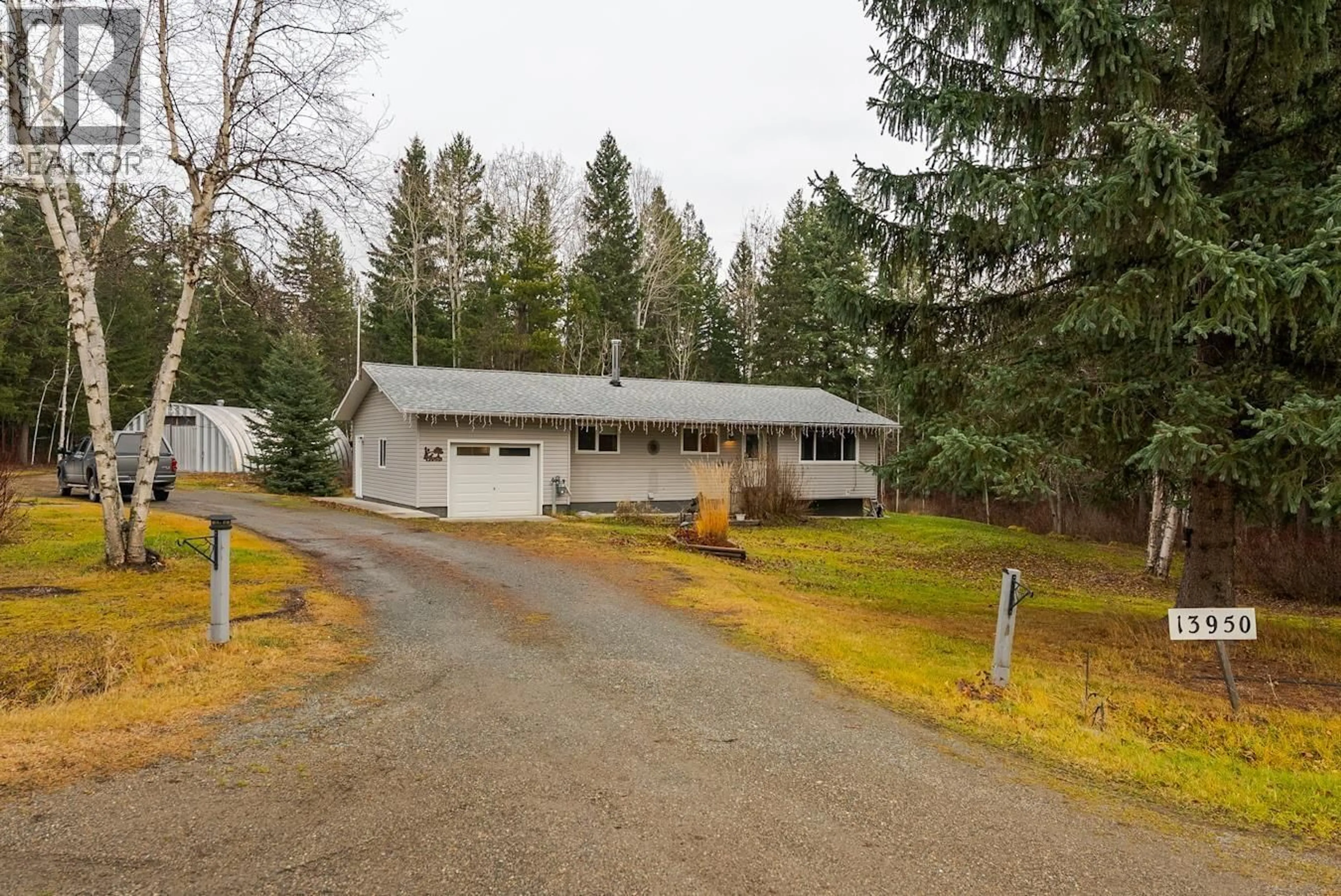 A pic from outside/outdoor area/front of a property/back of a property/a pic from drone, street for 13950 ATHABASCA DRIVE, Prince George British Columbia V2N5X9
