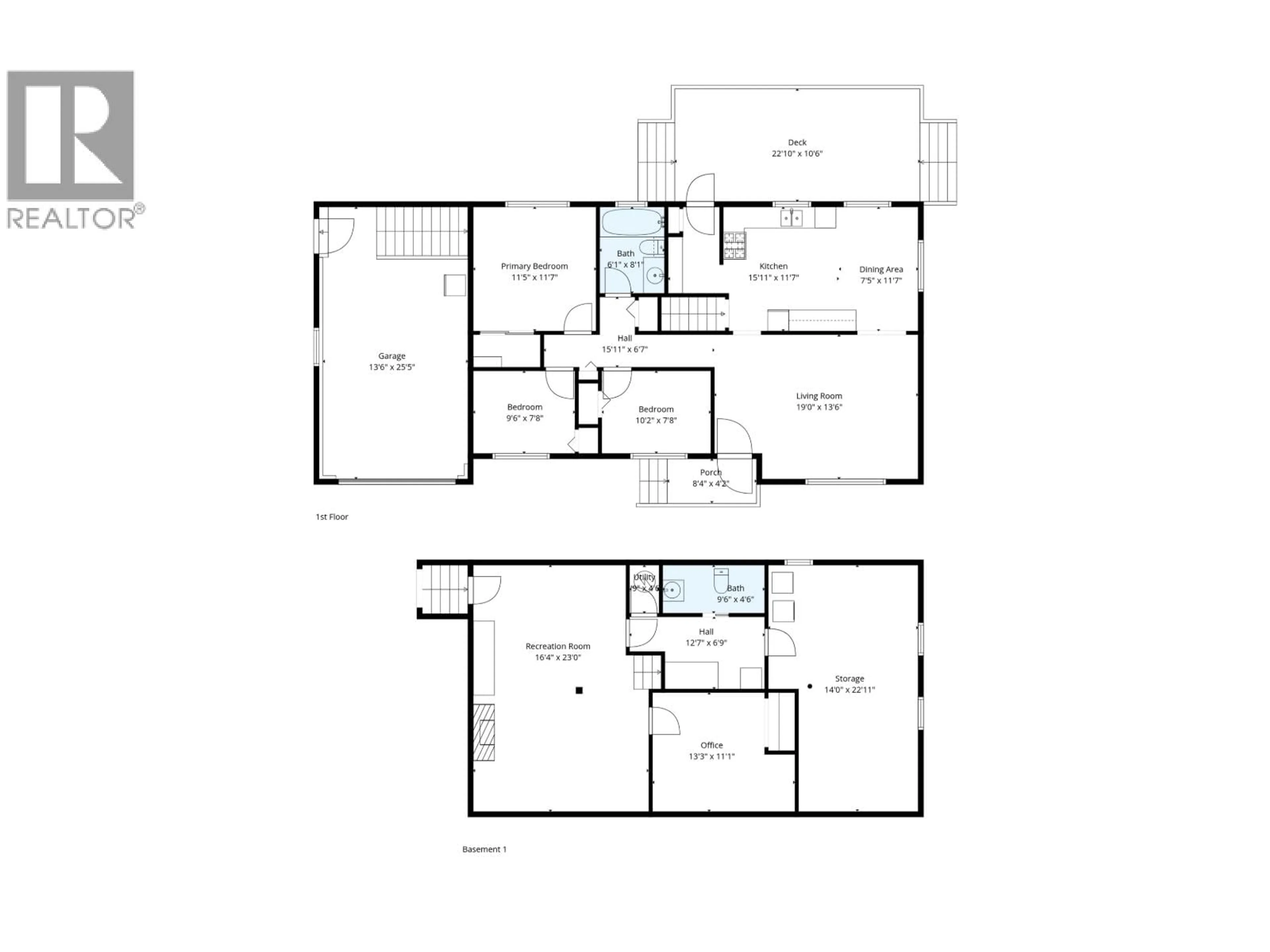 Floor plan for 13950 ATHABASCA DRIVE, Prince George British Columbia V2N5X9