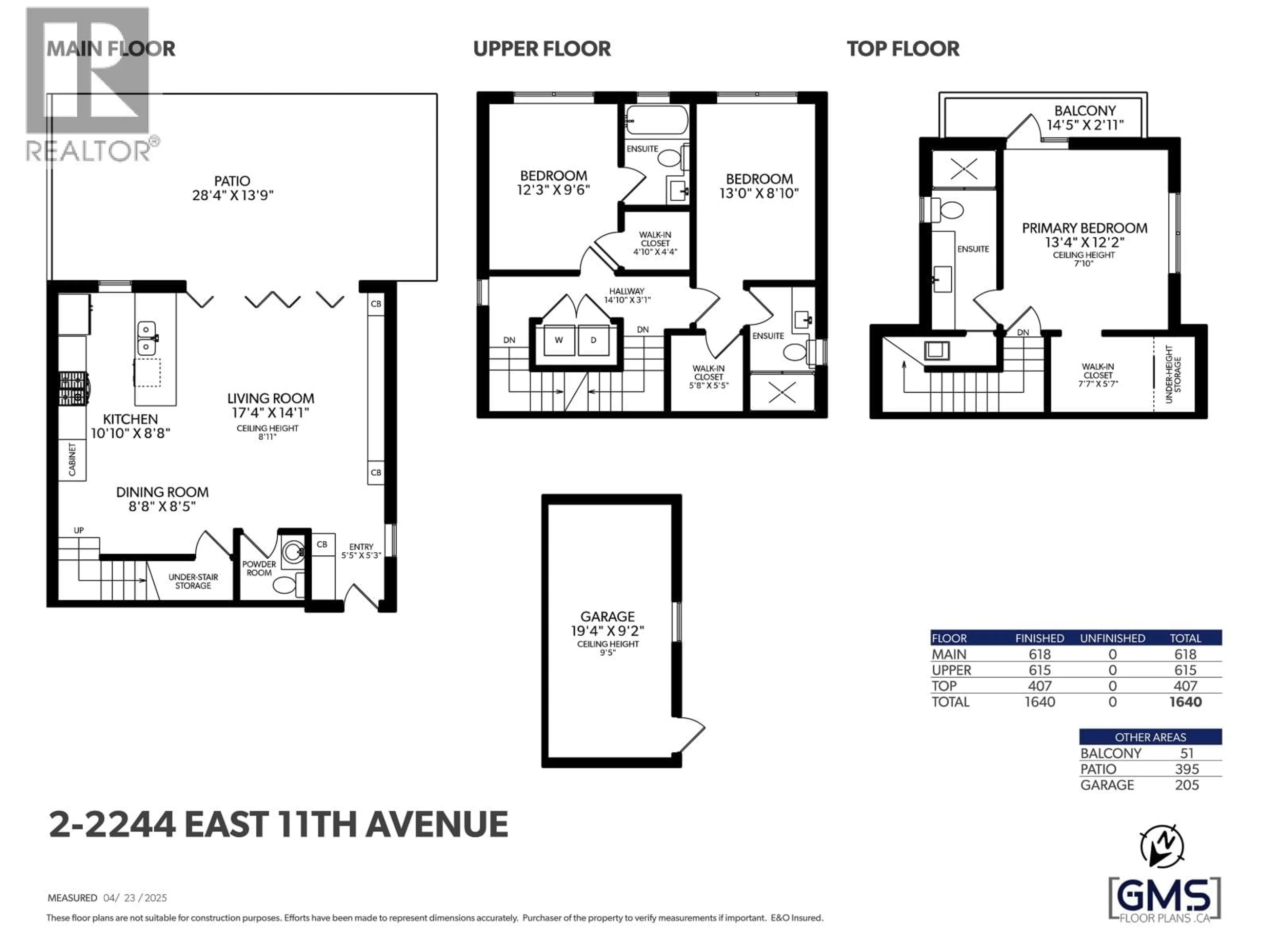 Floor plan for #2 - 2244 11TH AVENUE, Vancouver British Columbia V5N1Z6