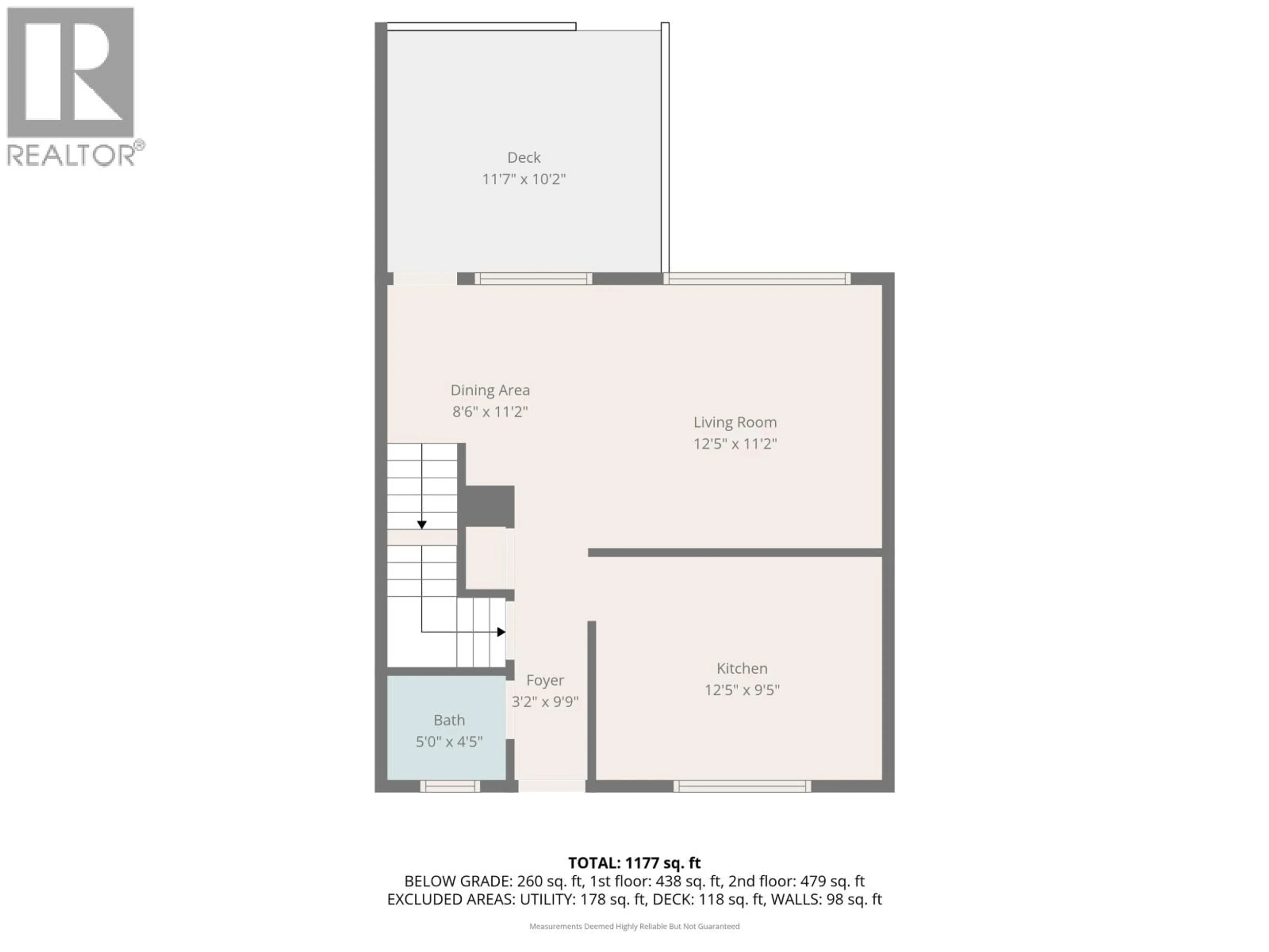 Floor plan for 116 MCDOUGAL PLACE, Prince George British Columbia V2M5N8