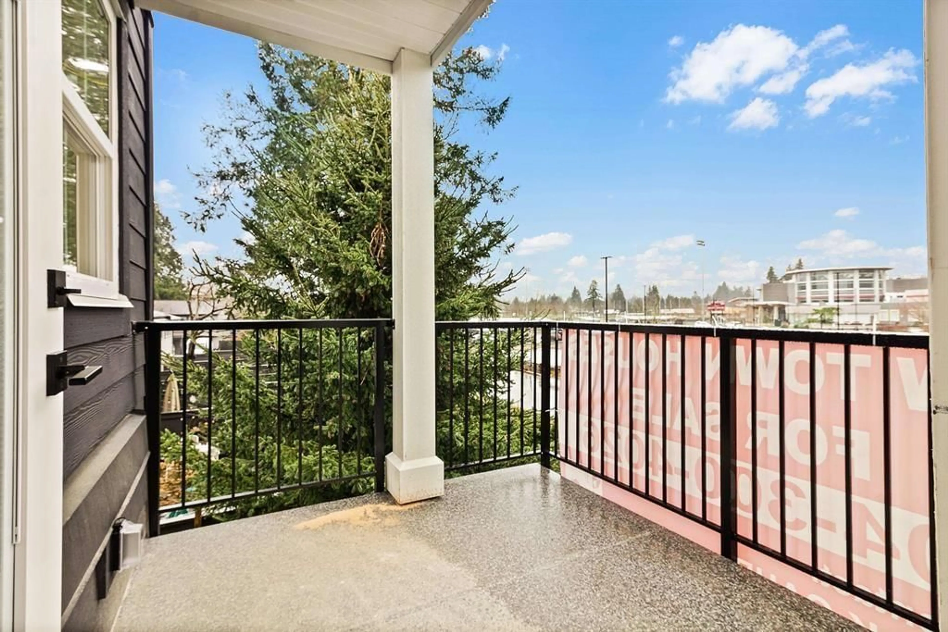 Balcony in the apartment, city buildings view from balcony for 2 - 2360 CRESCENT WAY, Abbotsford British Columbia V2S3M2