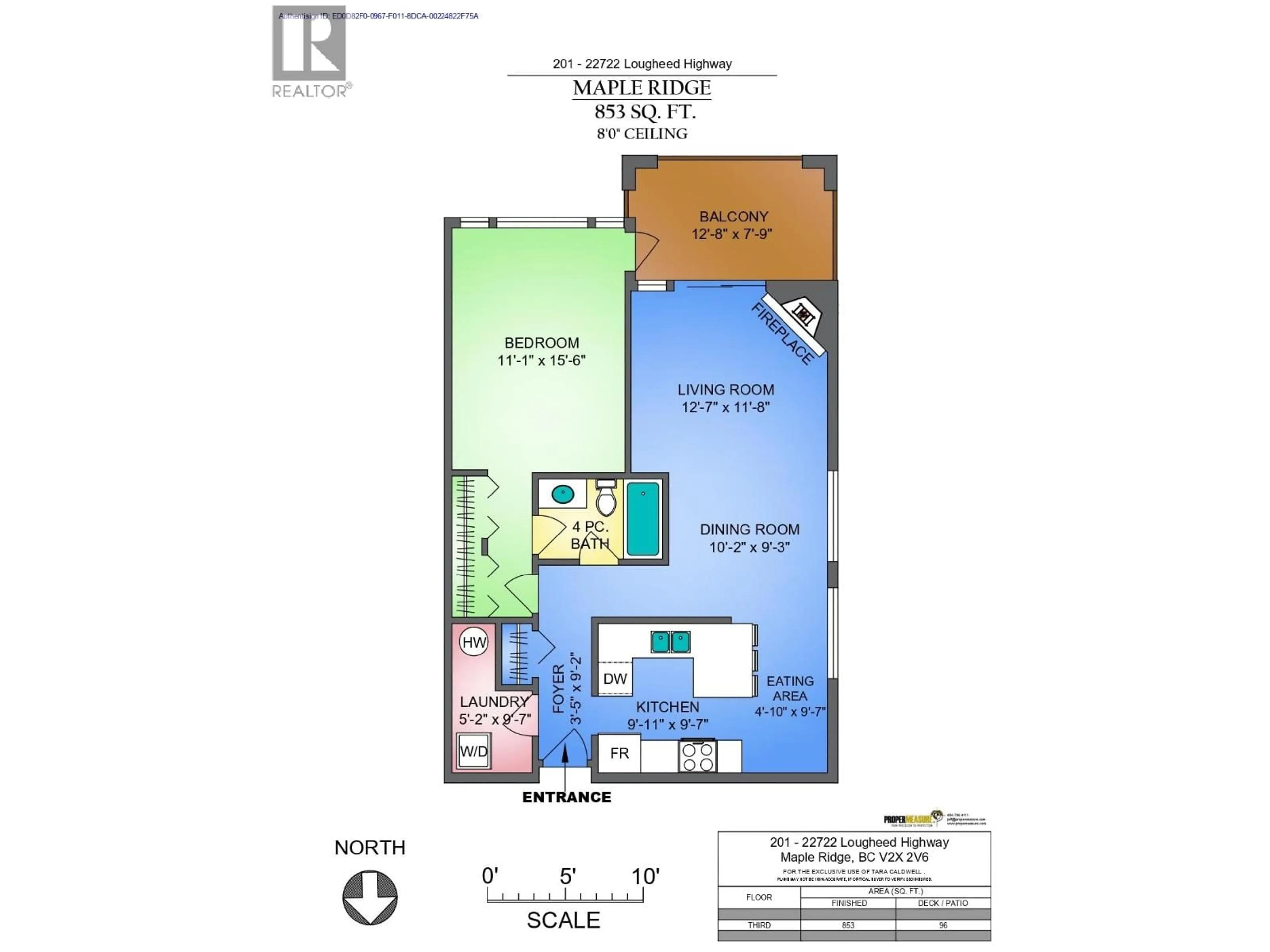 Floor plan for 201 - 22722 LOUGHEED HIGHWAY, Maple Ridge British Columbia V2X2V6