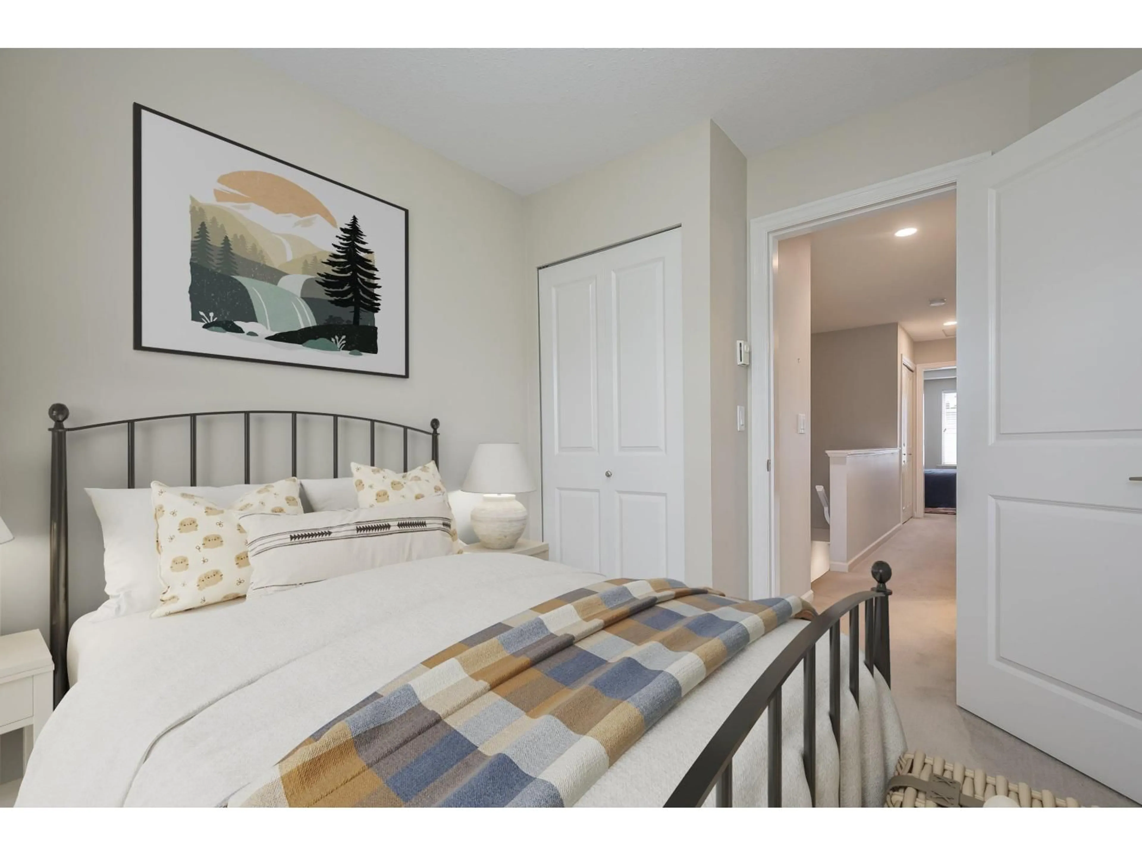 Bedroom with bed, unknown for 61 - 20831 70, Langley British Columbia V2Y0H1