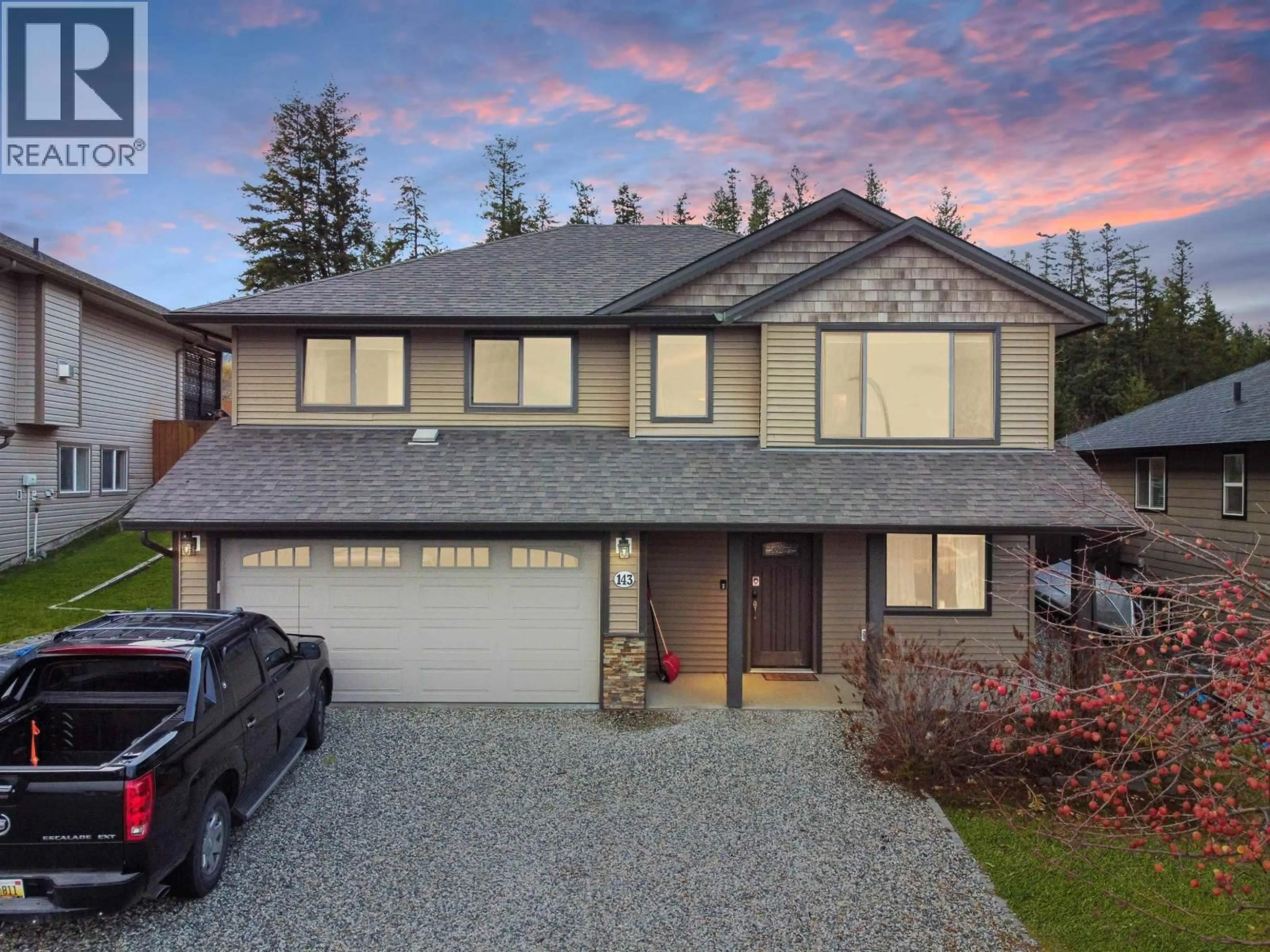 Home with vinyl exterior material, street for 143 EAGLE CRESCENT, Williams Lake British Columbia V2G5K4