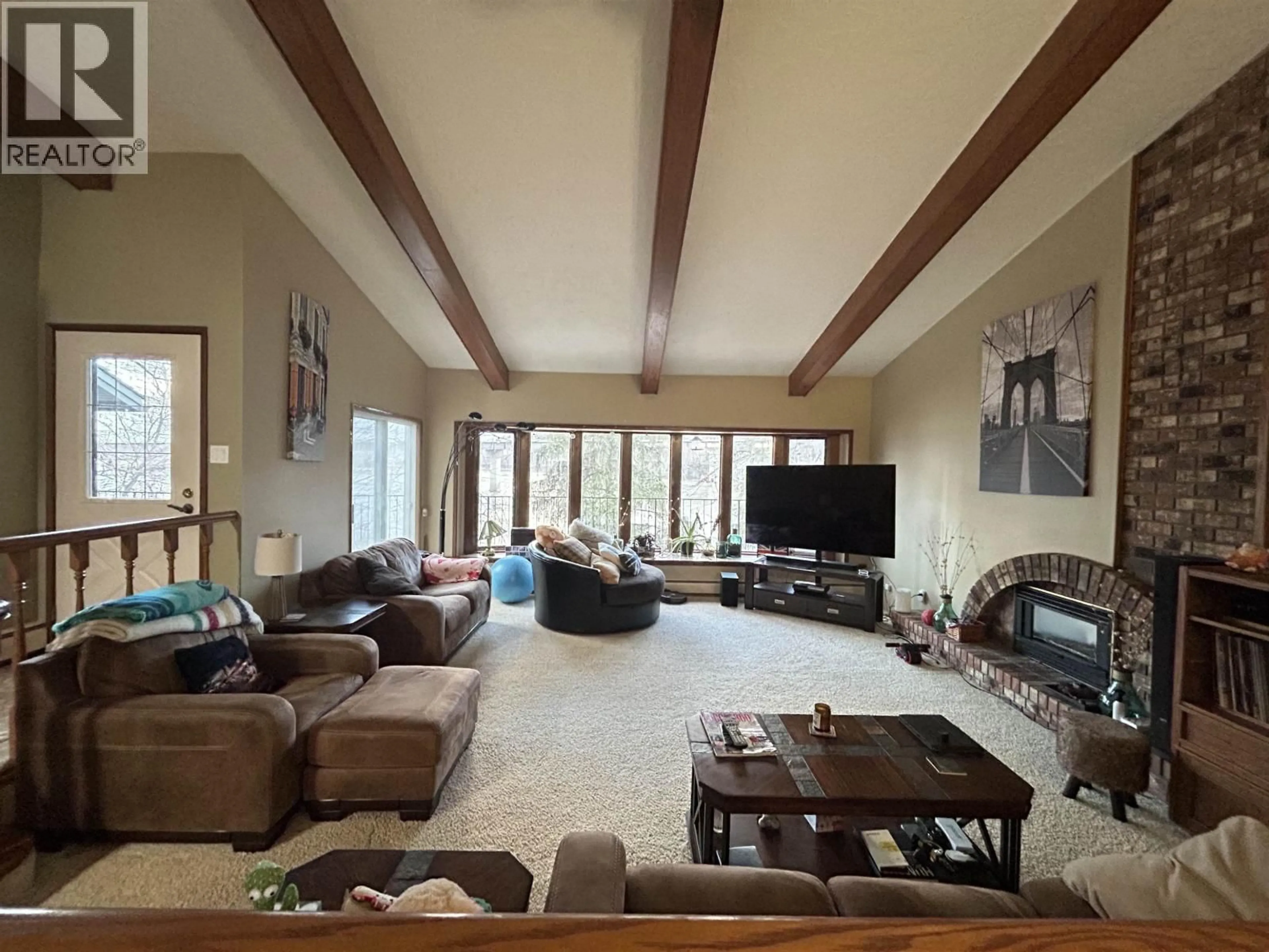 Living room with furniture, unknown for 1460 TAYLOR DRIVE, Prince George British Columbia V2L1A2