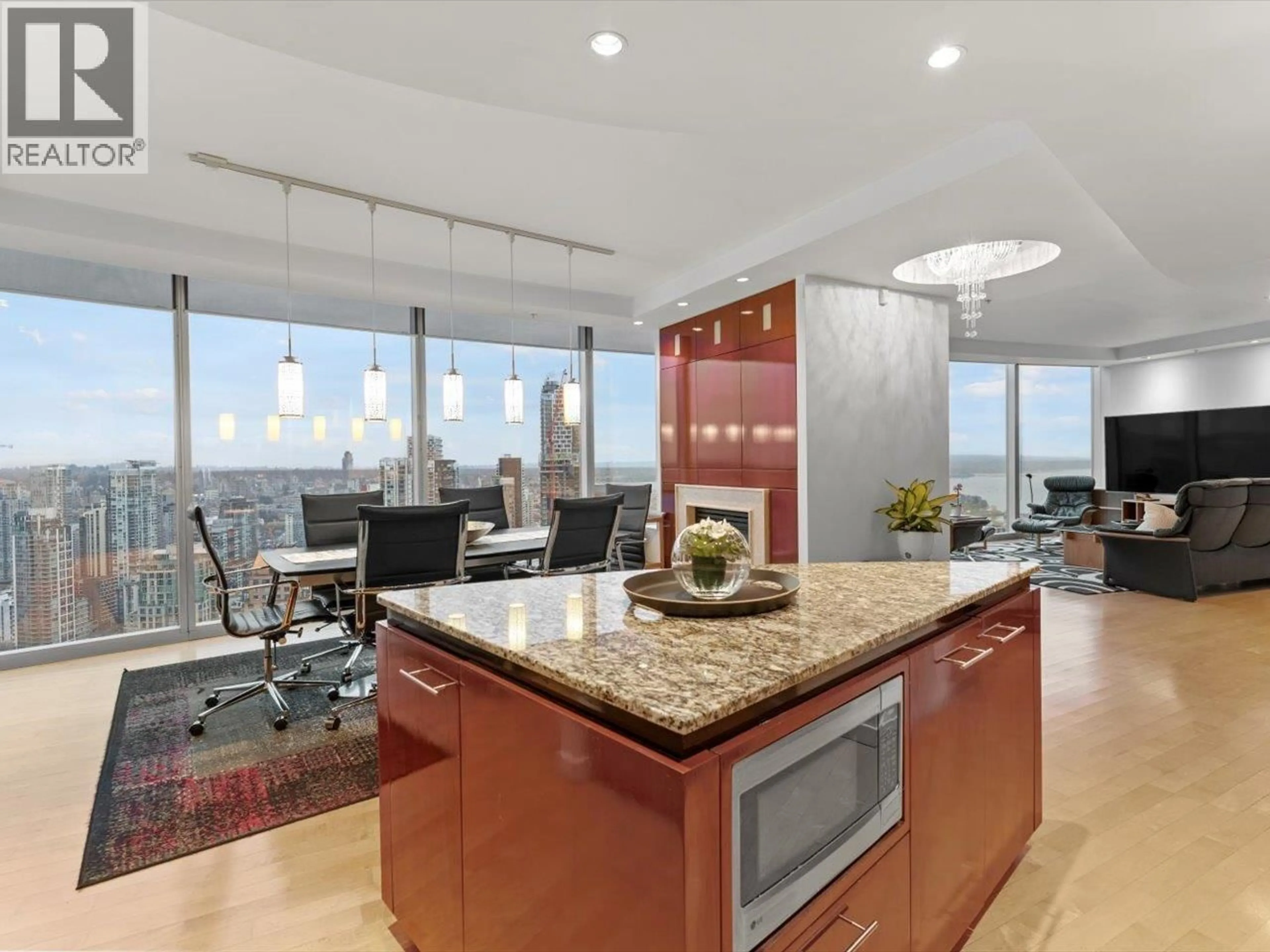 Open concept kitchen, unknown for 3704 - 938 NELSON STREET, Vancouver British Columbia V6Z3A7